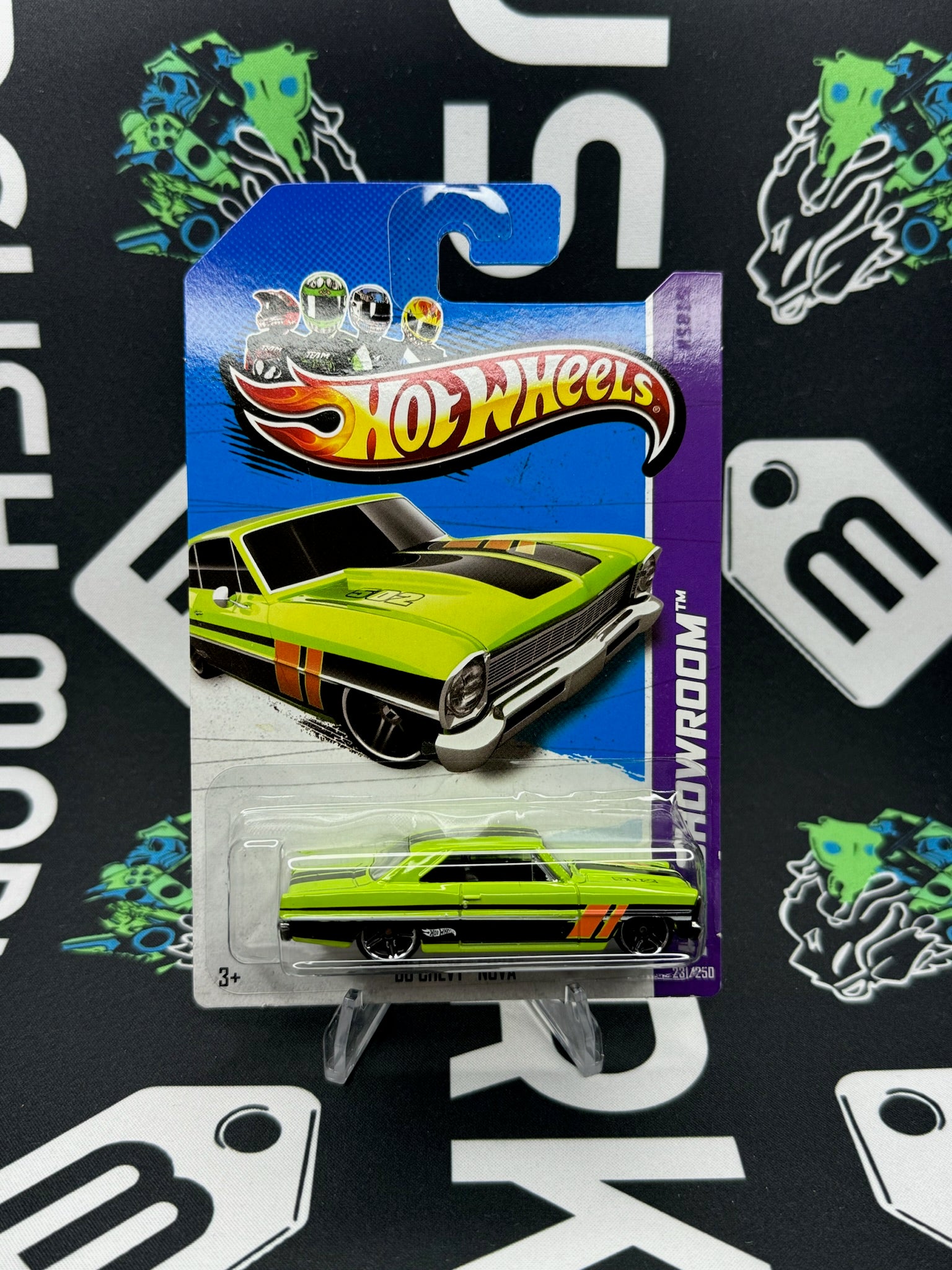 HOT WHEELS ‘66 Chevy Nova - Green