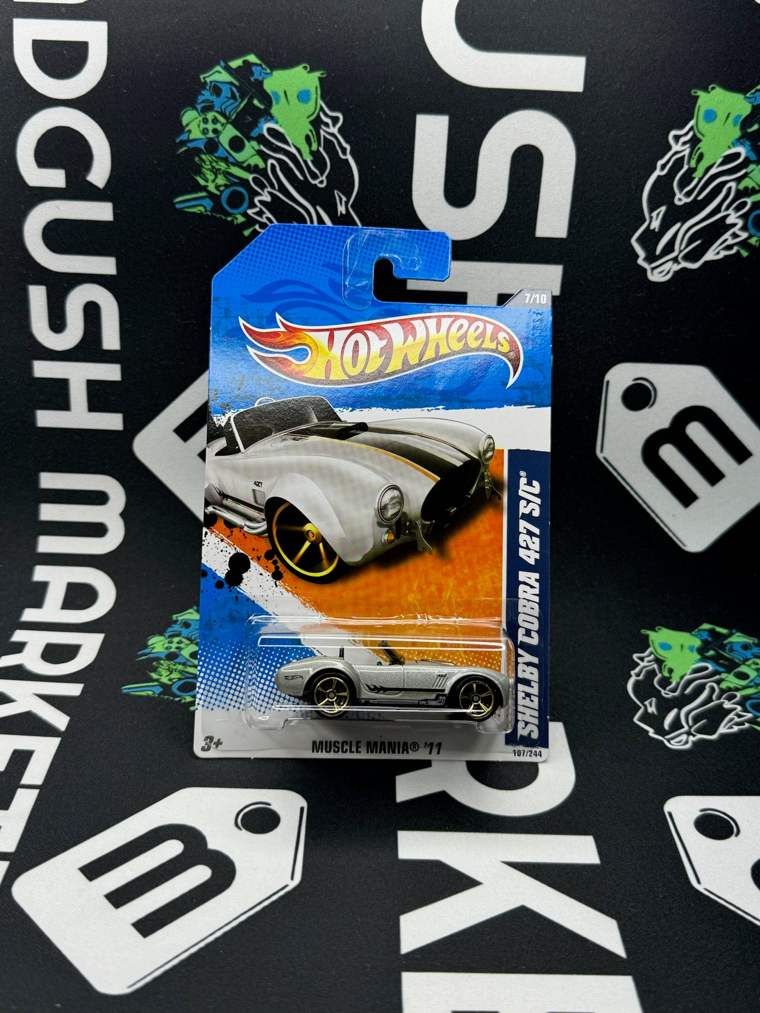 HOT WHEELS Shelby Cobra 427 S/C - Silver