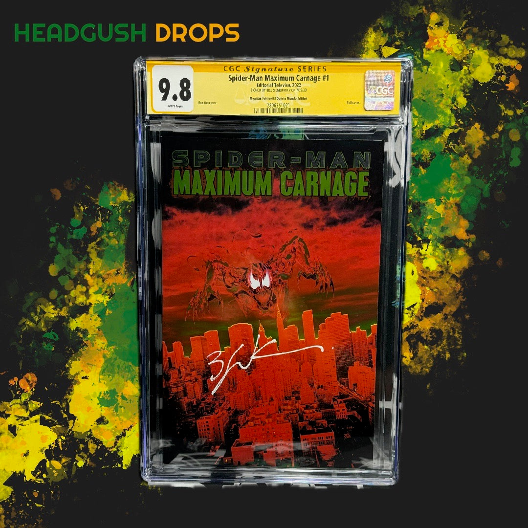 Graded COMICS Spider-Man Maximum Carnage #1 ‘Signed By Bill Sienkiewicz’