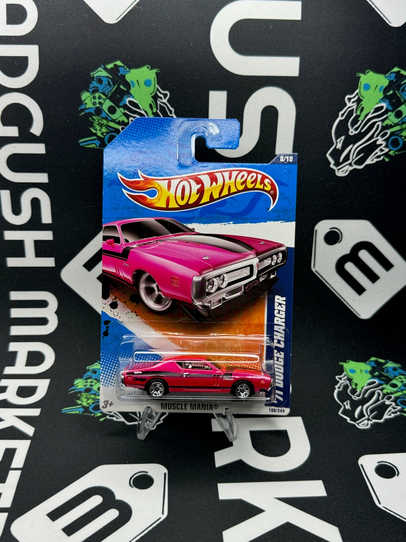 HOT WHEELS ‘71 Dodge Charger - Pink