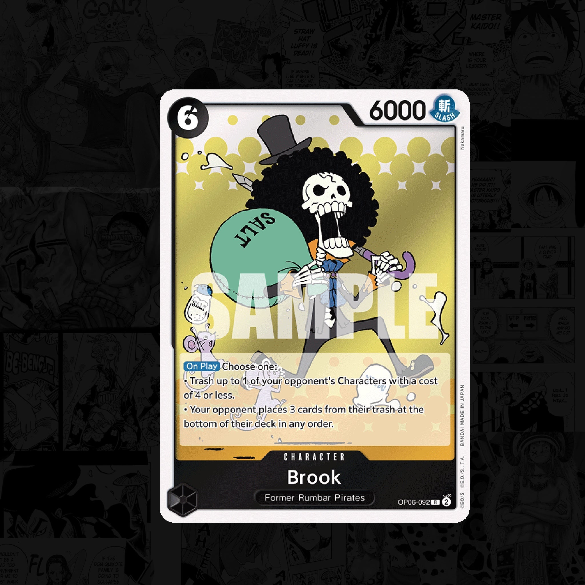 ONE PIECE Brook - Former Rumbar Pirates