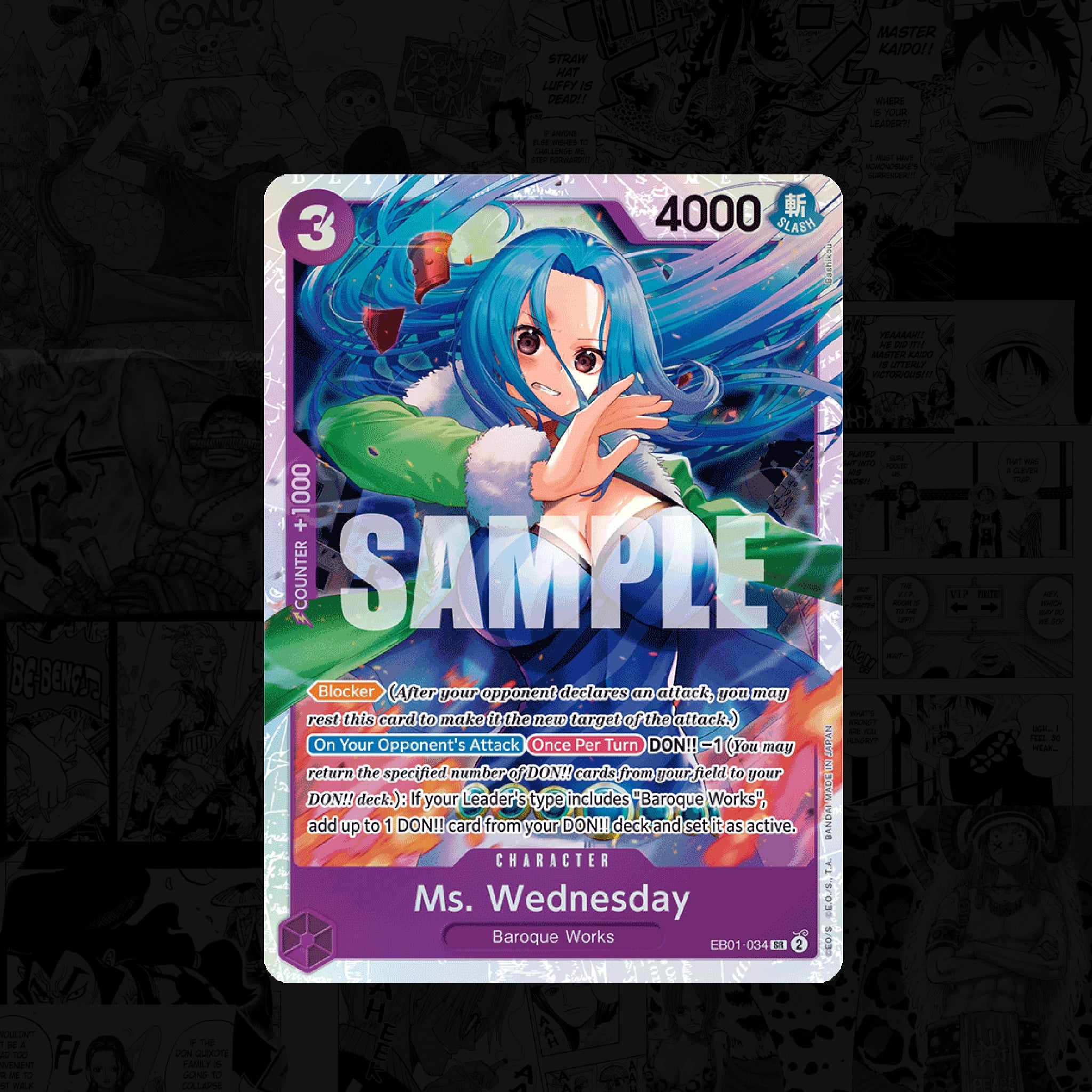 ONE PIECE Ms. Wednesday