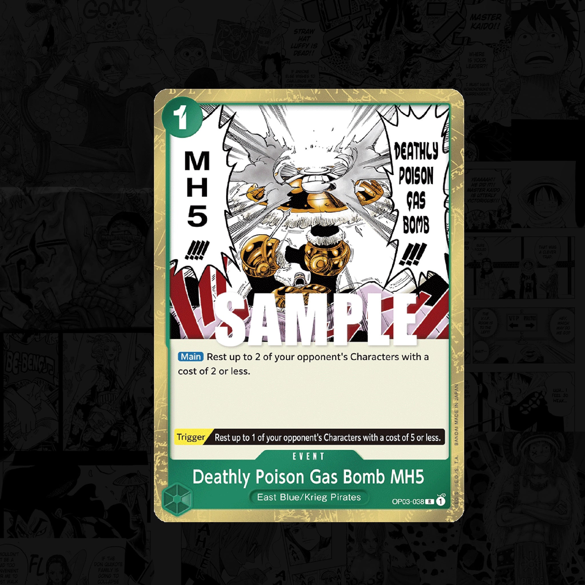 ONE PIECE Deathly Poison Gas Bomb MH5
