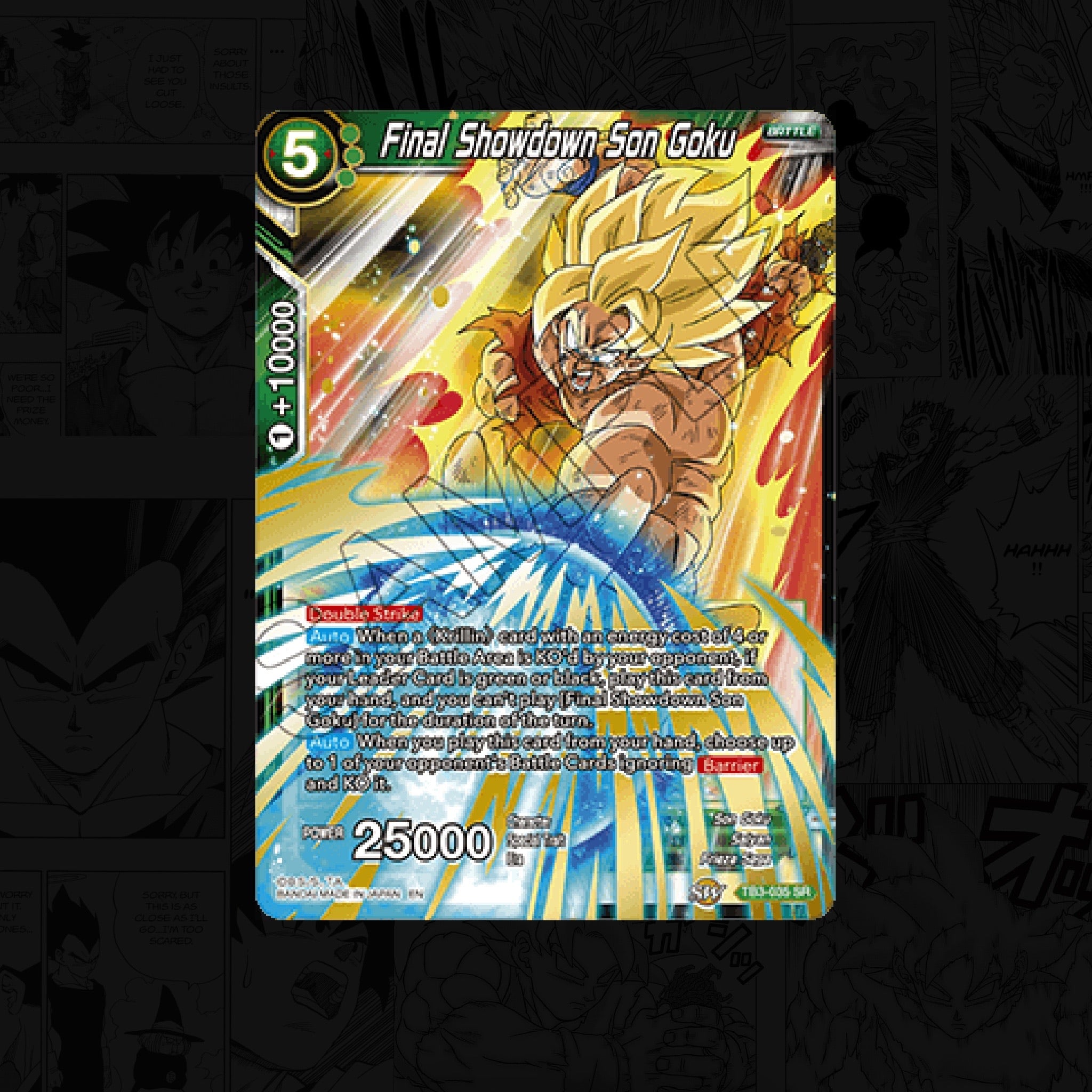 DRAGON BALL SUPER Final Showdown Son Goku - Shatterfoil