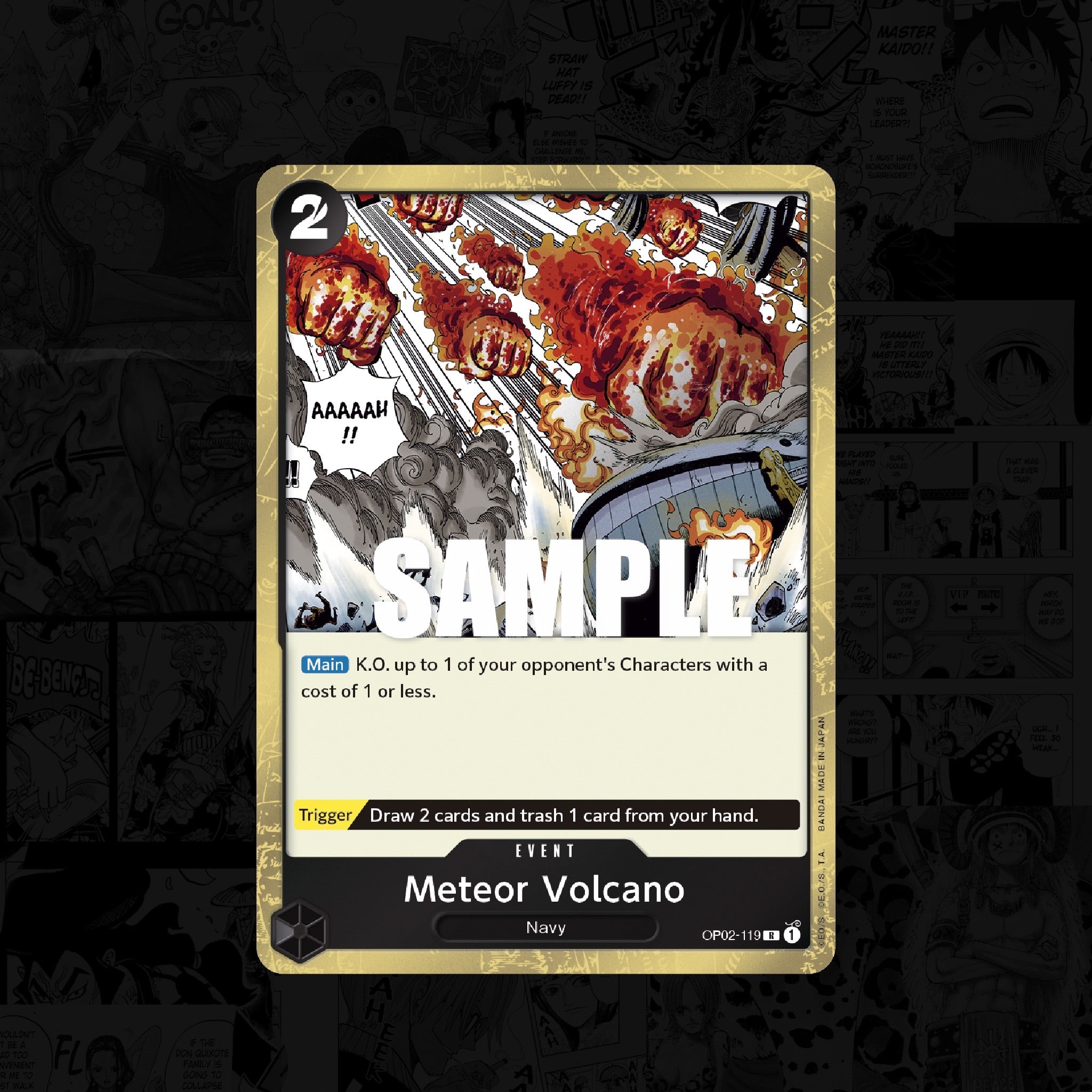 ONE PIECE Meteor Volcano