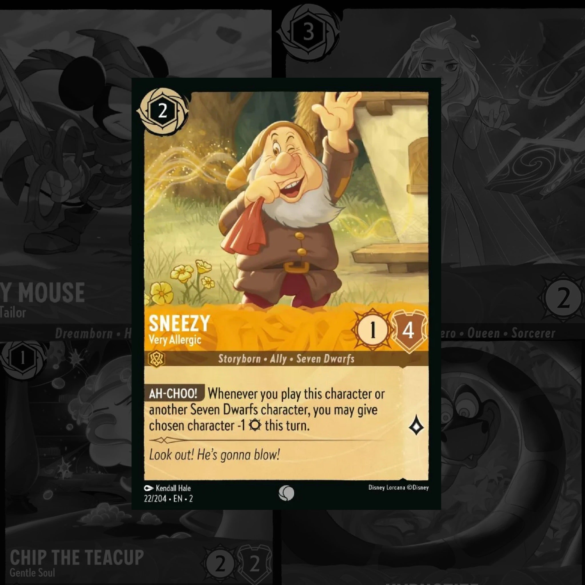 LORCANA Sneezy - Very Allergic