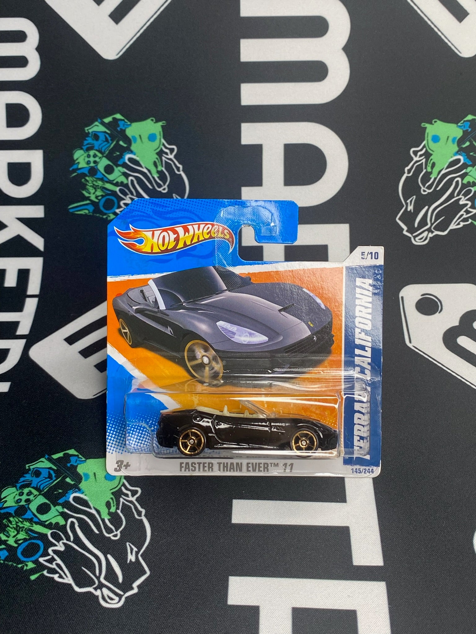 HOT WHEELS Ferrari California - Short Card