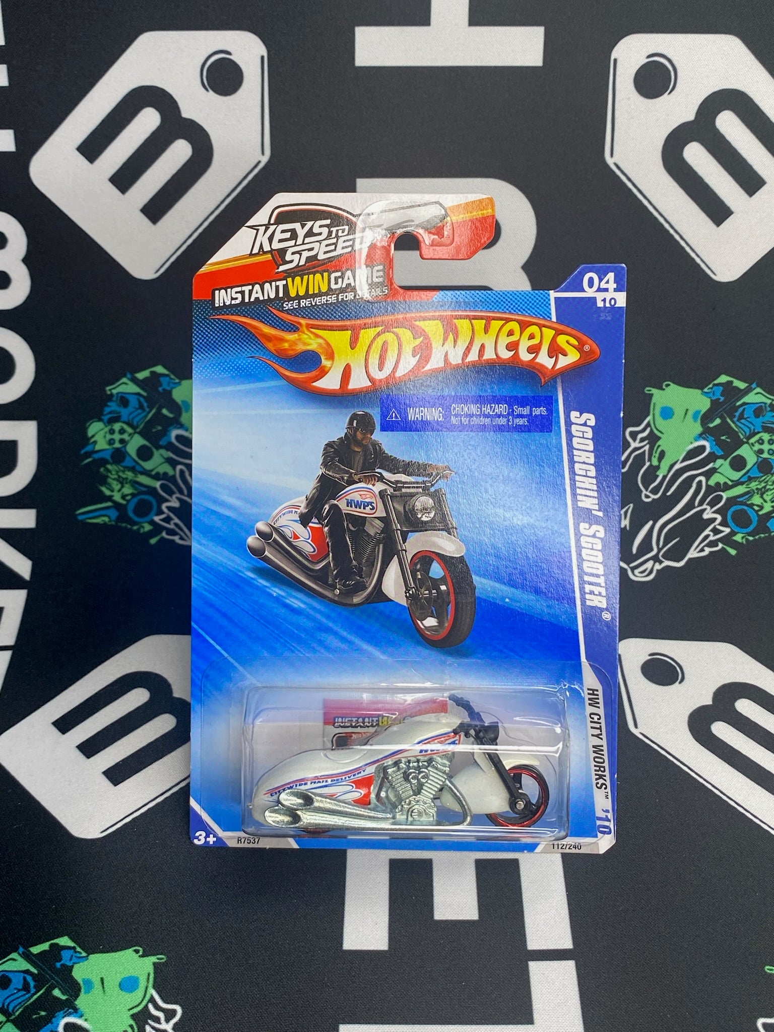 HOT WHEELS Scorchin’ Scooter - Keys To Speed