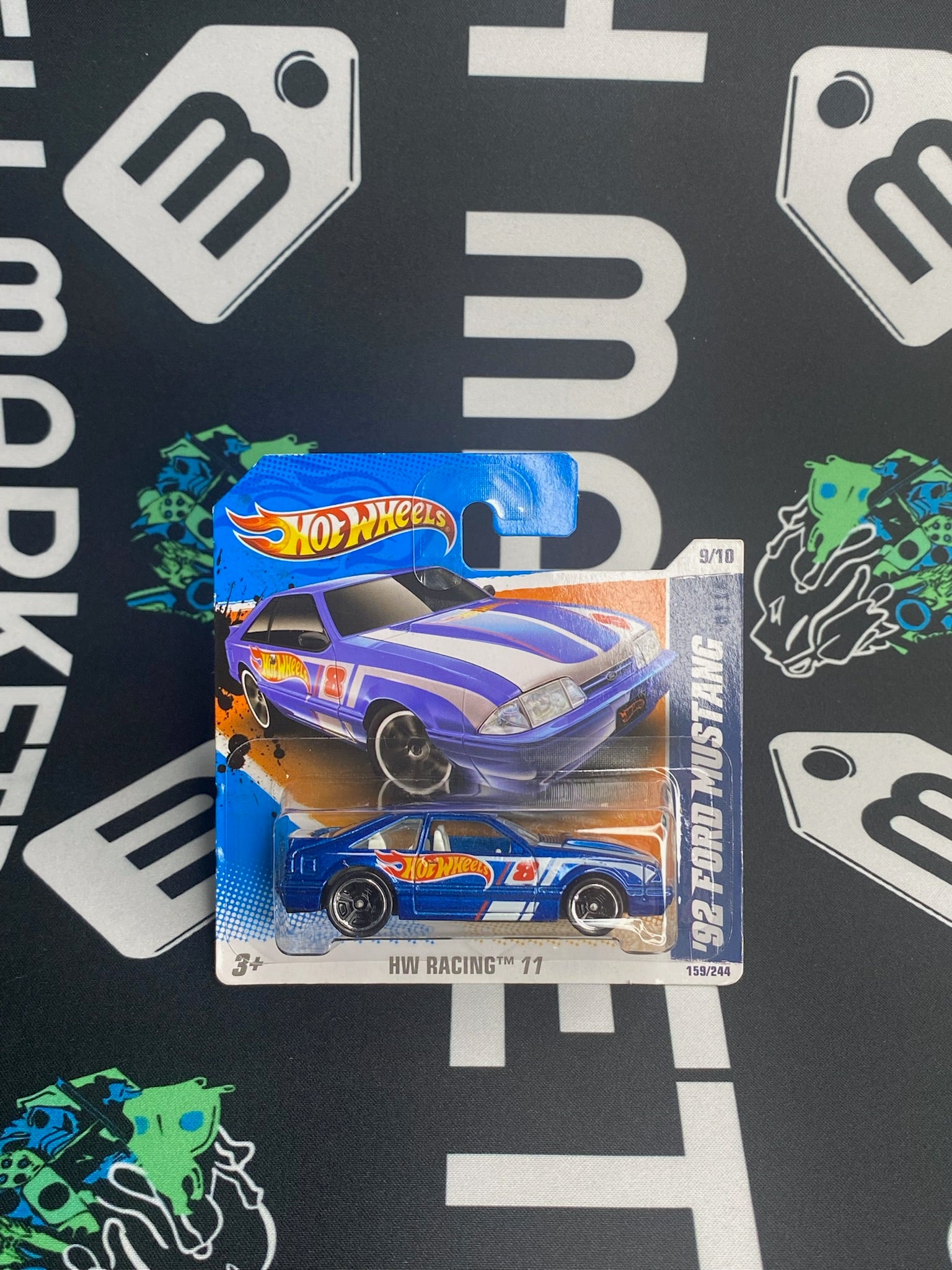 HOT WHEELS ‘92 Ford Mustang - Short Card