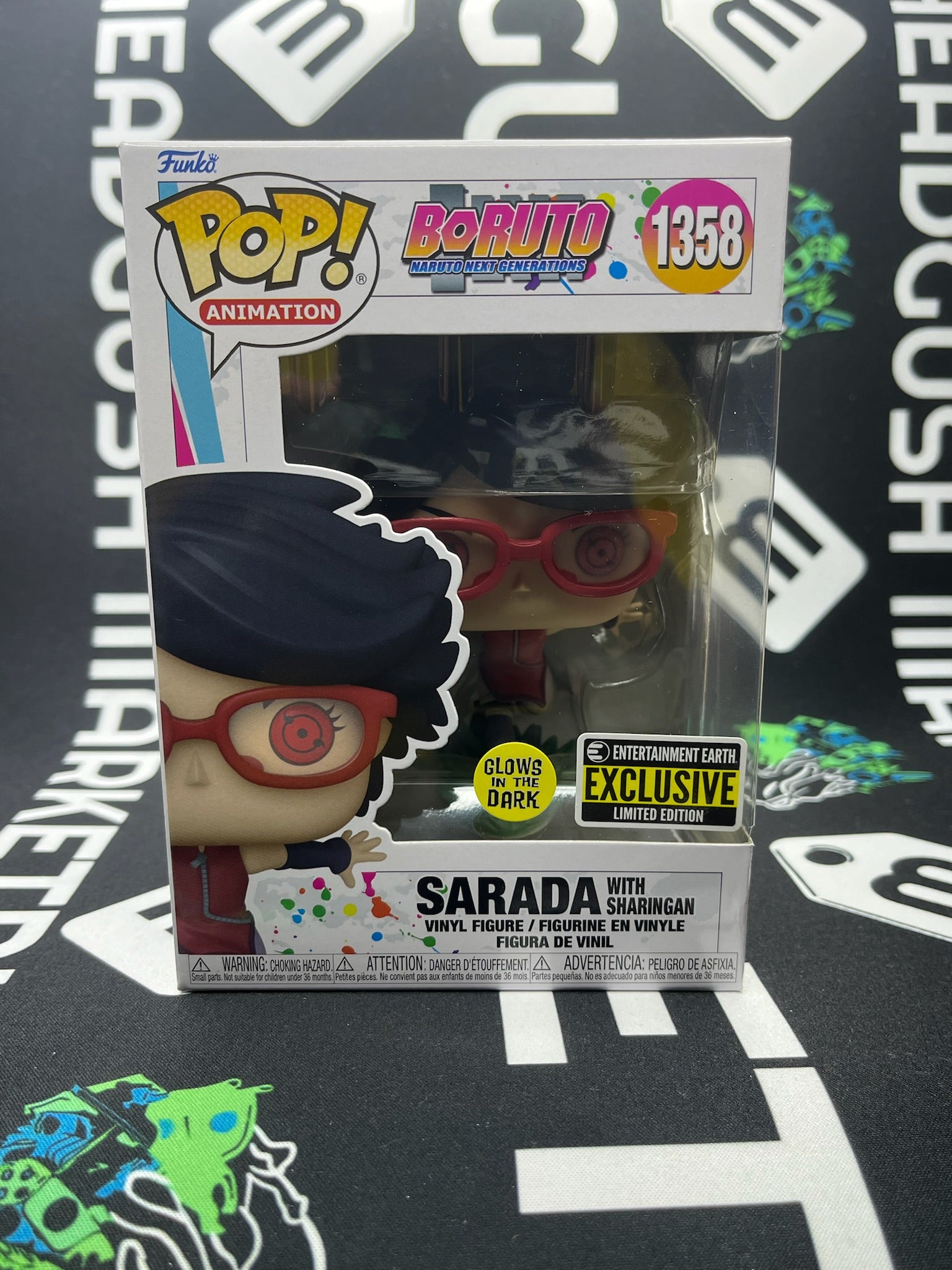 POP Sarada With Sharingan (Entertainment Earth)