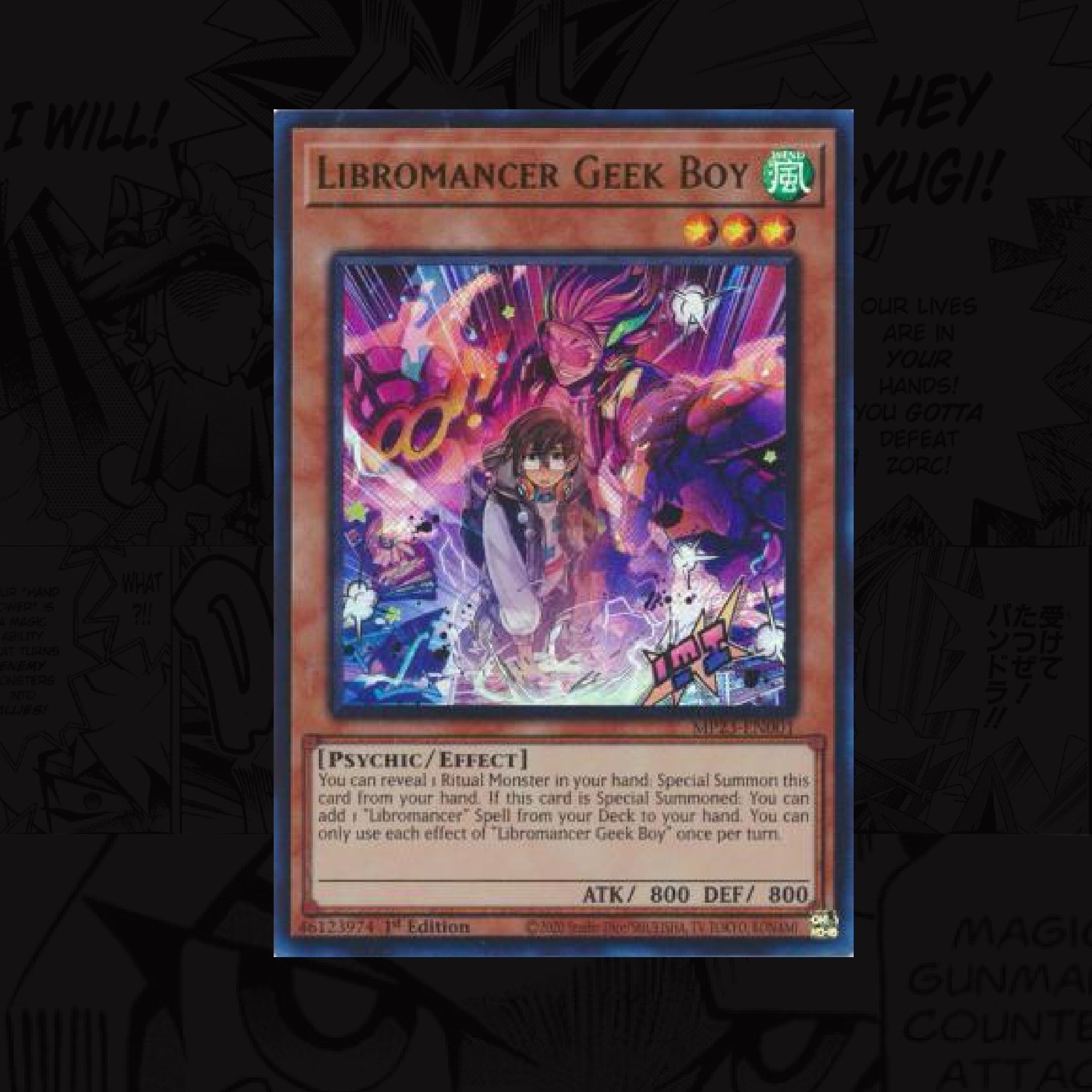 YUGIOH Libromancer Geek Boy