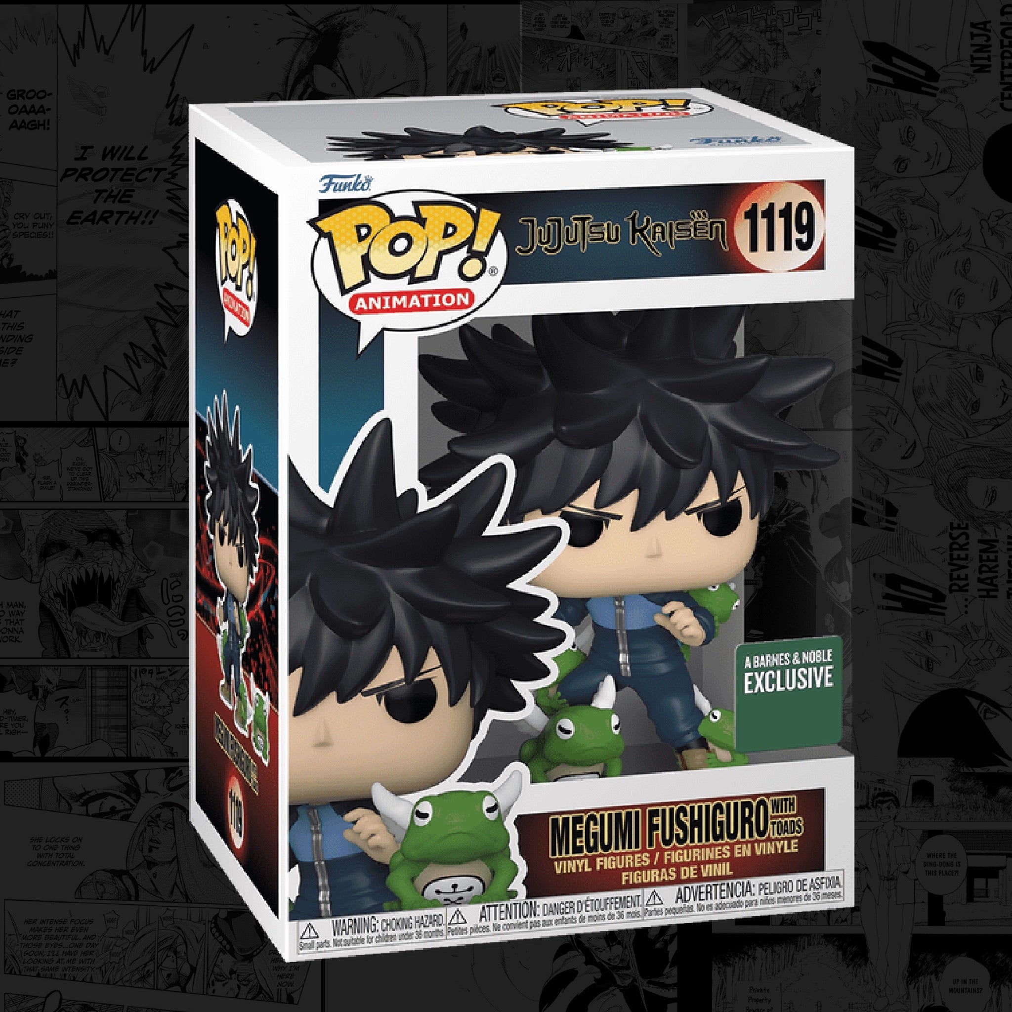 POP Megumi Fushiguro With Toads (Barnes N Noble)