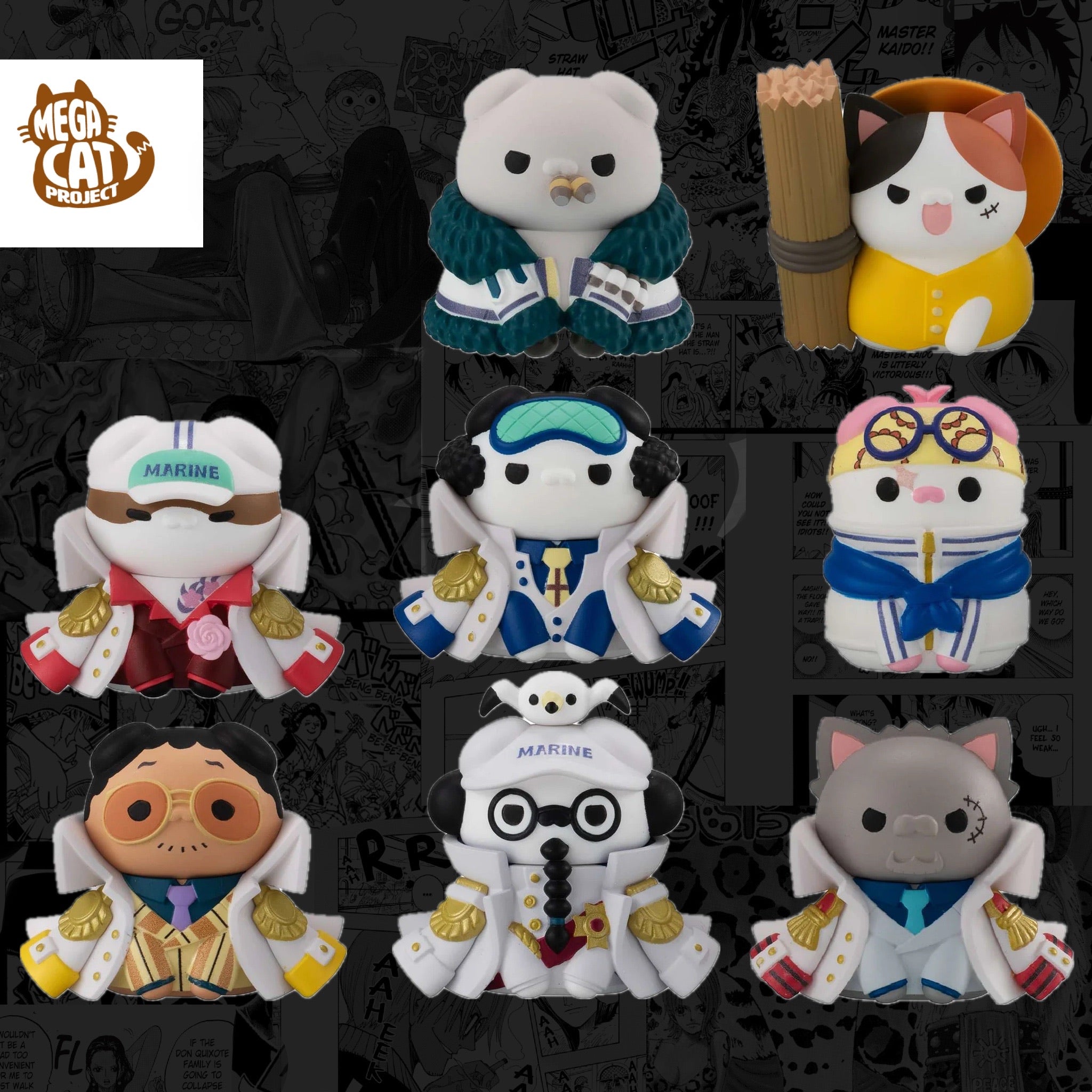 Pre Order MEGA CAT PROJECT Luffy vs Navy Edition