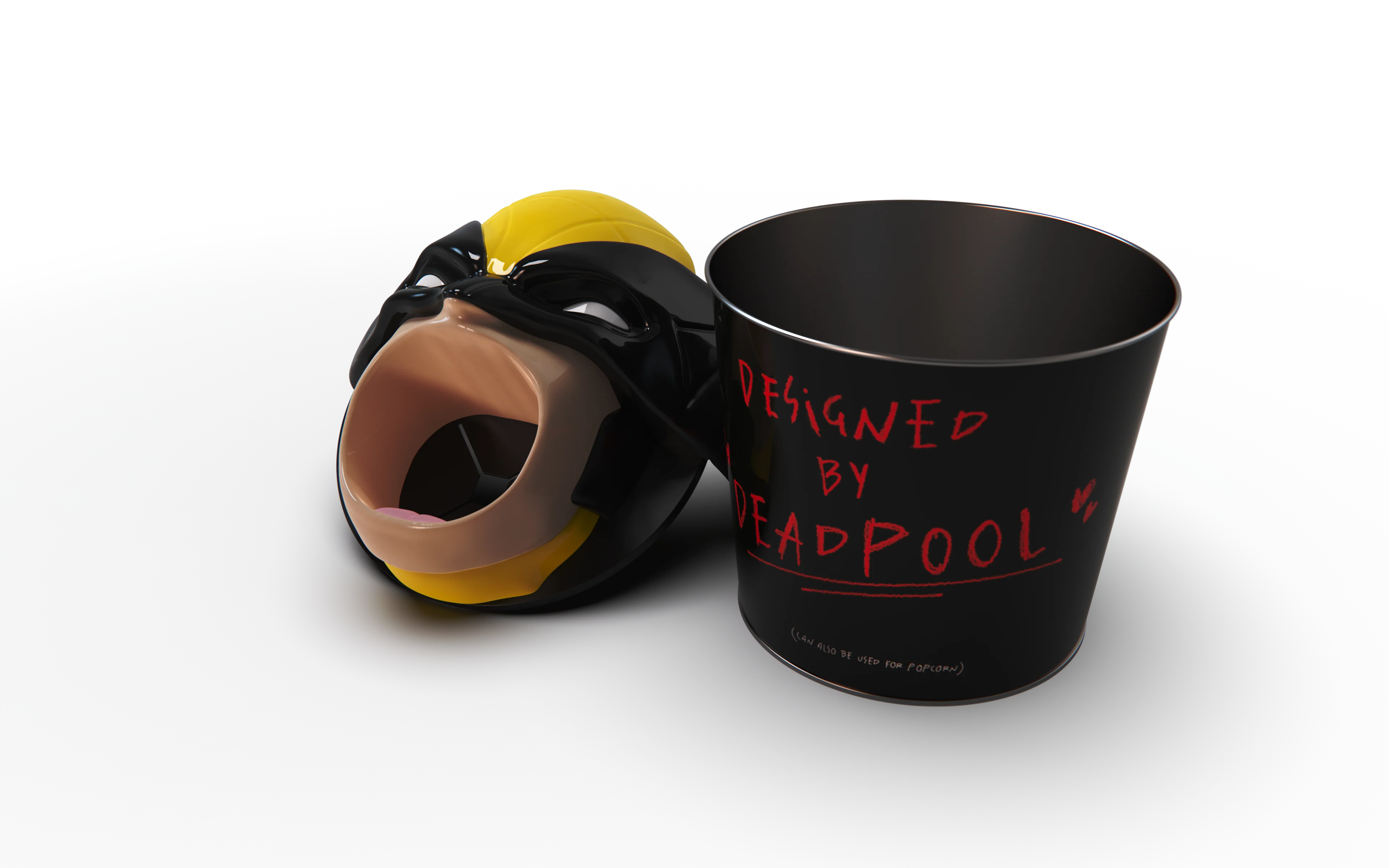 AMC THEATRES Wolverine Popcorn Container designed by Deadpool