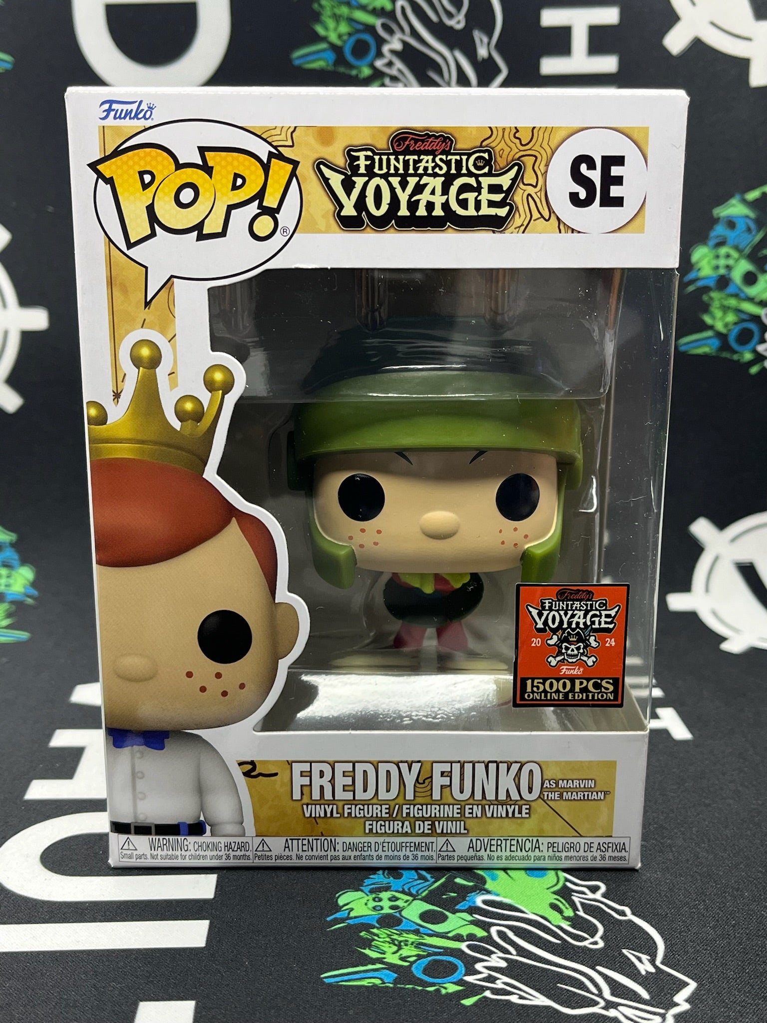 POP Freddy Funko As Marvin The Martian (Funtastic Voyage - Box Of Fun)