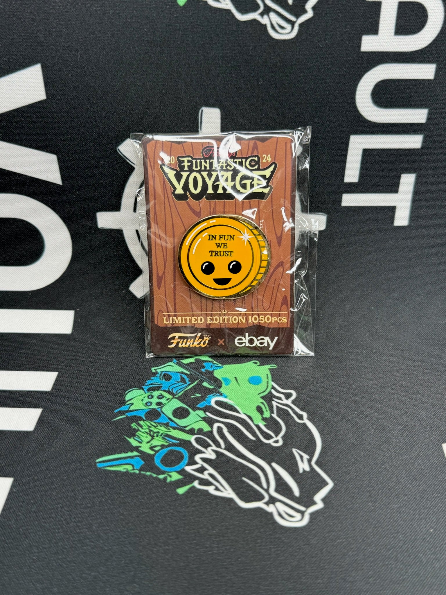 FUNKO Gold Jewel Coin Pin (Funtastic Voyage - FunDays)