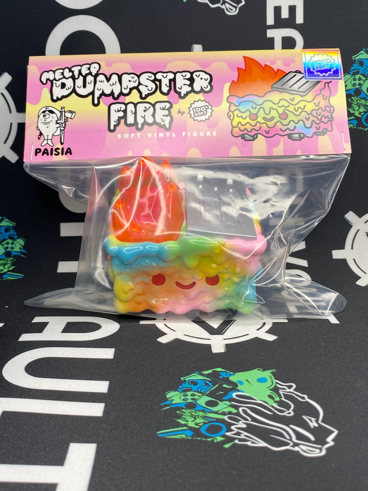 DUMPSTER FIRE Melted Dumpster Fire (Designer Con)