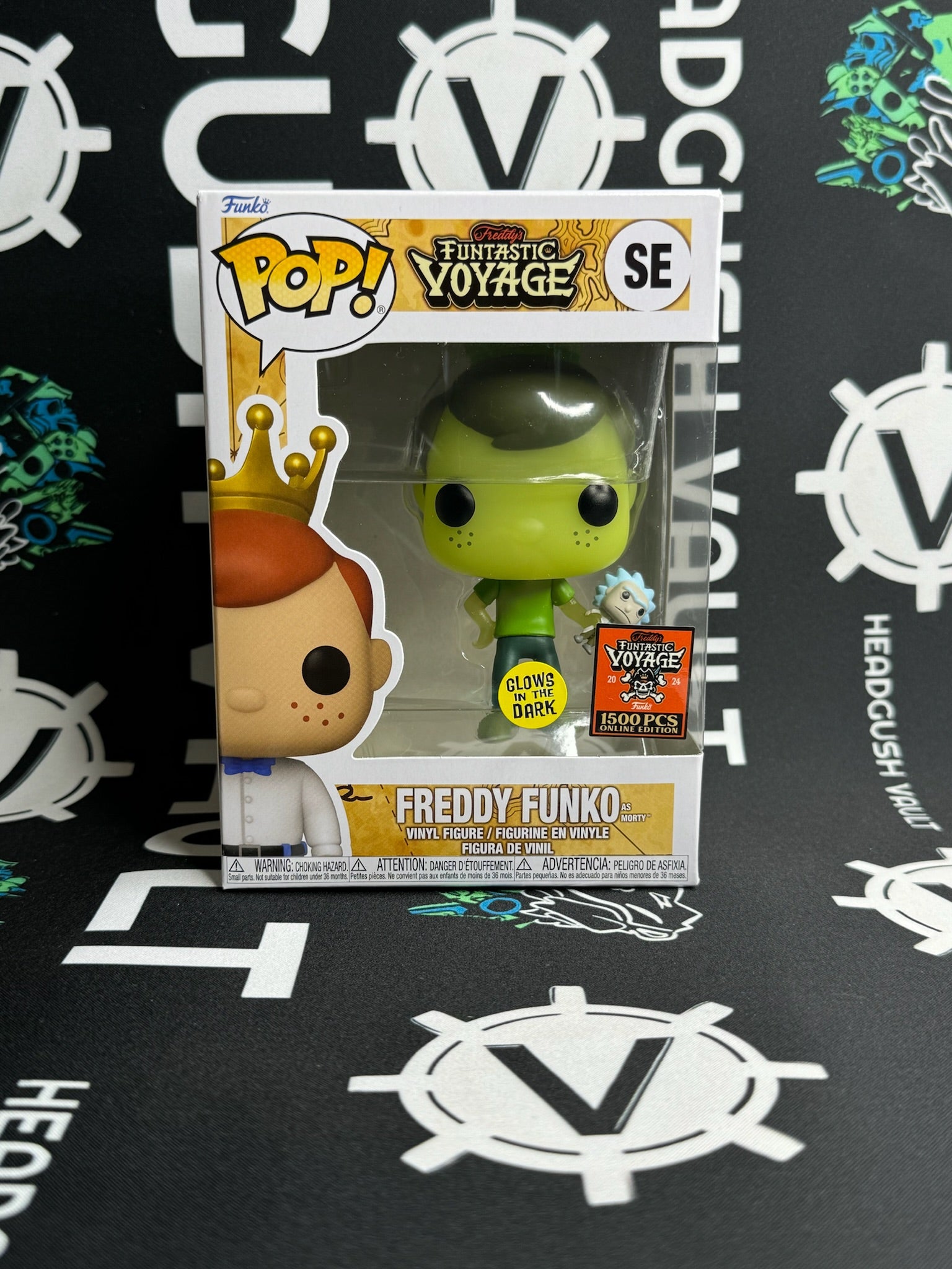 POP Freddy Funko As Morty (Funtastic Voyage - Box of Fun) - Glow In The Dark