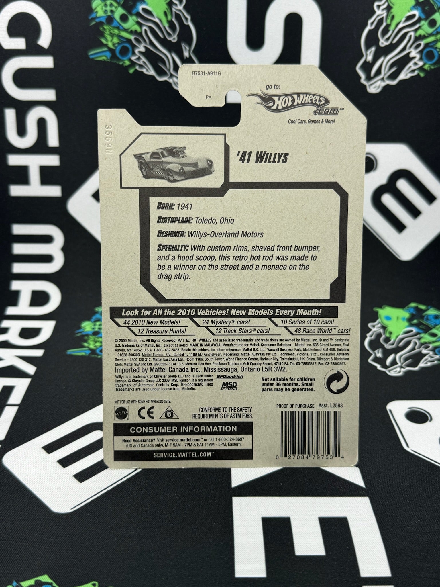 HOT WHEELS ‘41 Willys - Gray