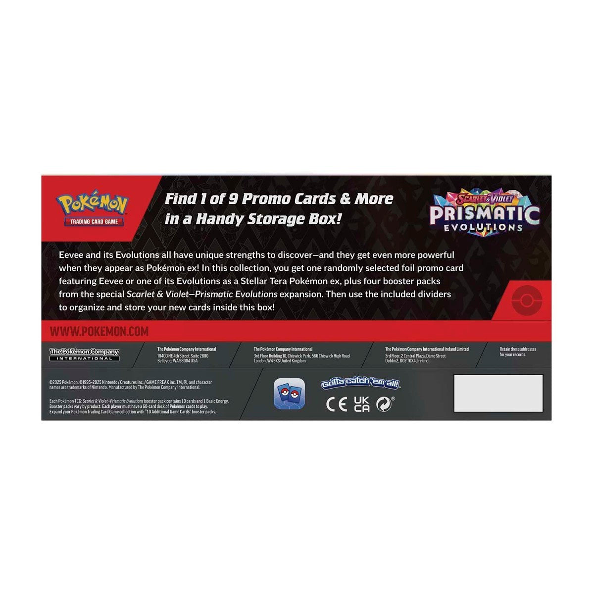 Pre Order POKEMON Scarlet & Violet-Prismatic Evolutions Surprise Box