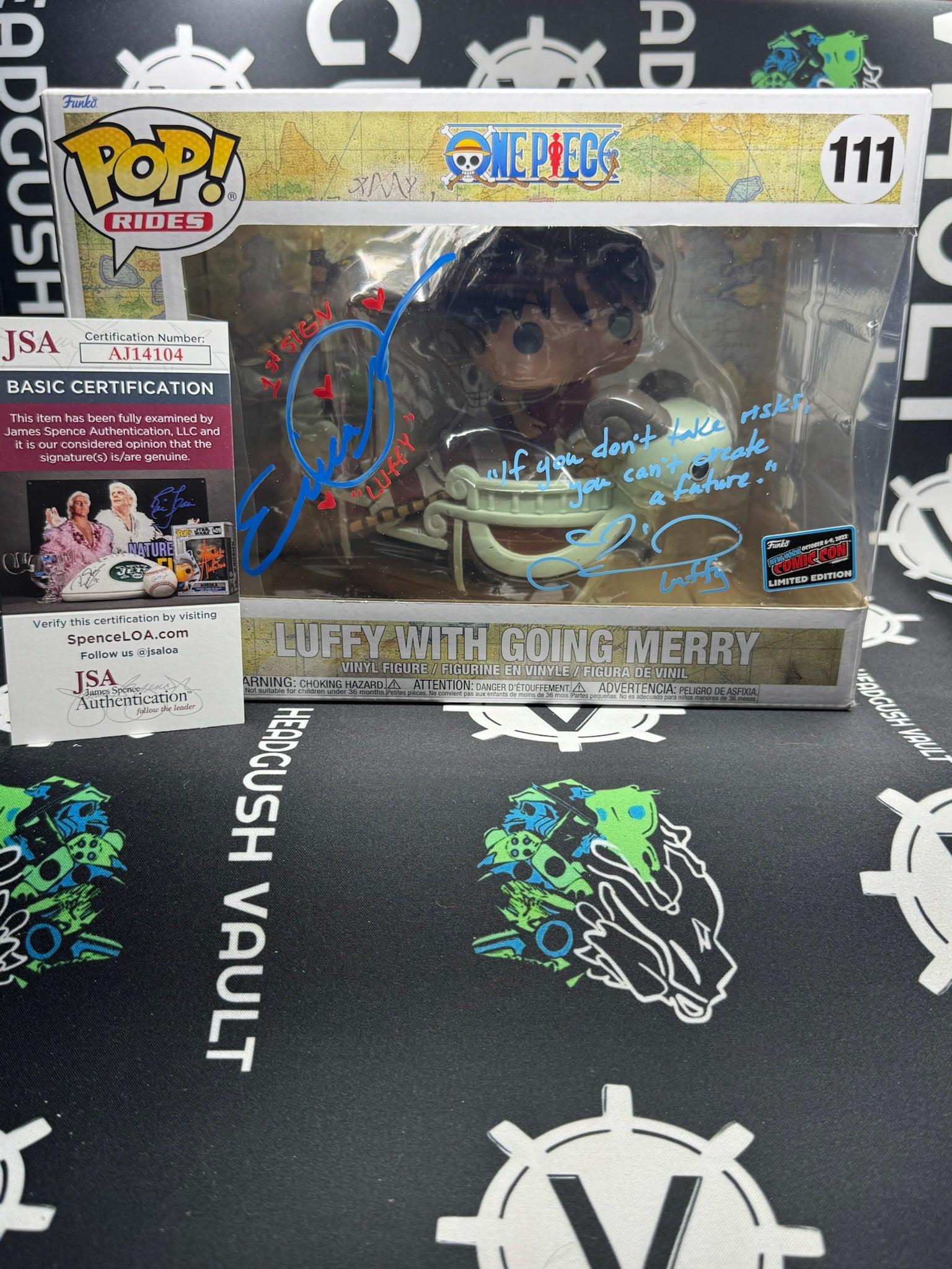 Signed POP Luffy With Going Merry (NYCC)