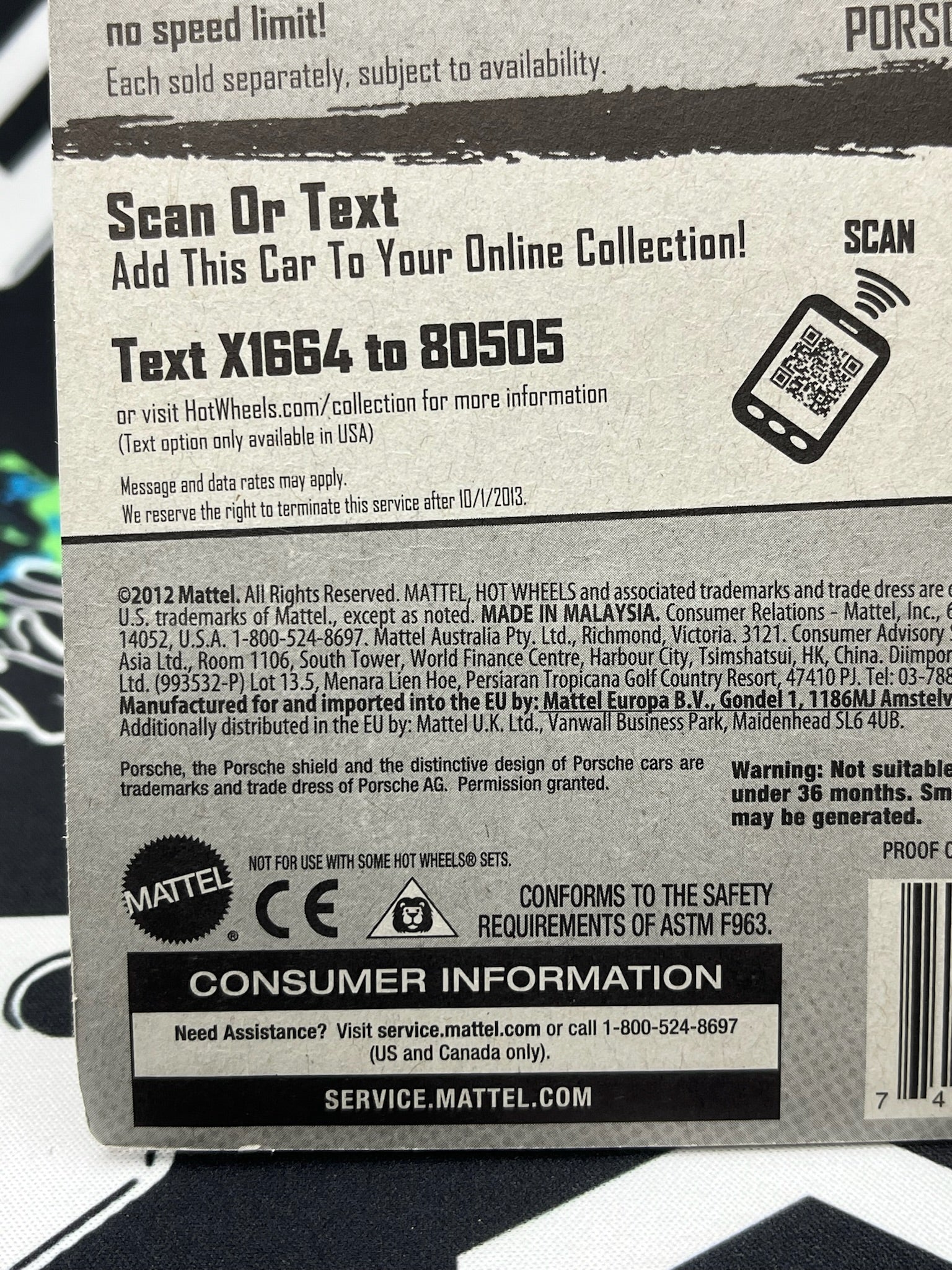 HOT WHEELS Porsche Carrera GT