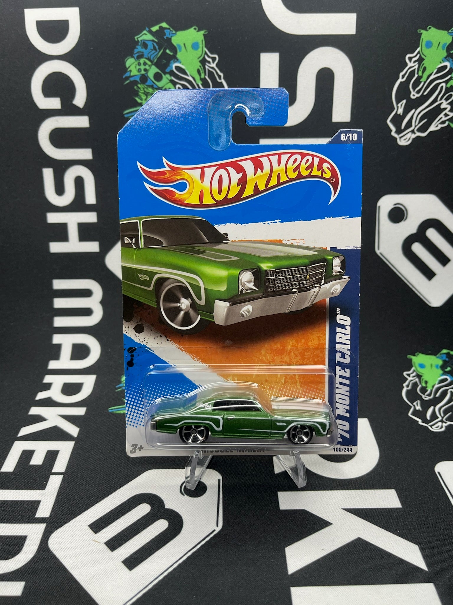 HOT WHEELS ‘70 Monte Carlo - Green