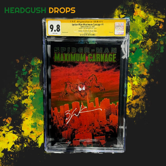 Graded COMICS Spider-Man Maximum Carnage #1 ‘Signed By Bill Sienkiewicz’