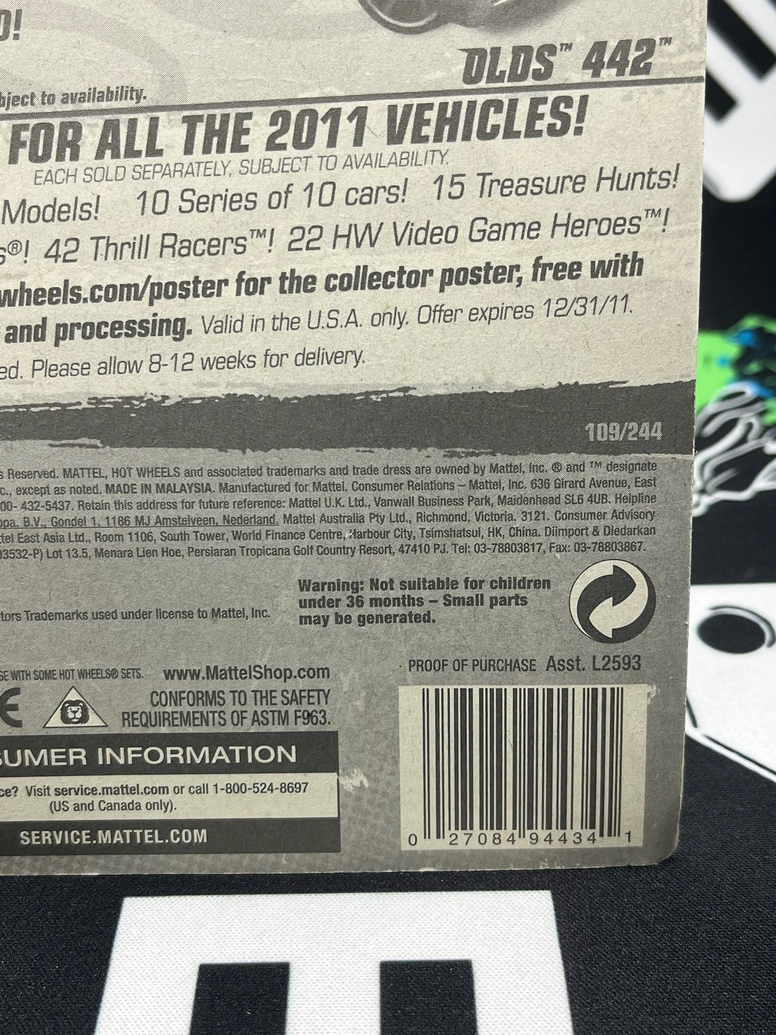 HOT WHEELS Olds 442 - Red