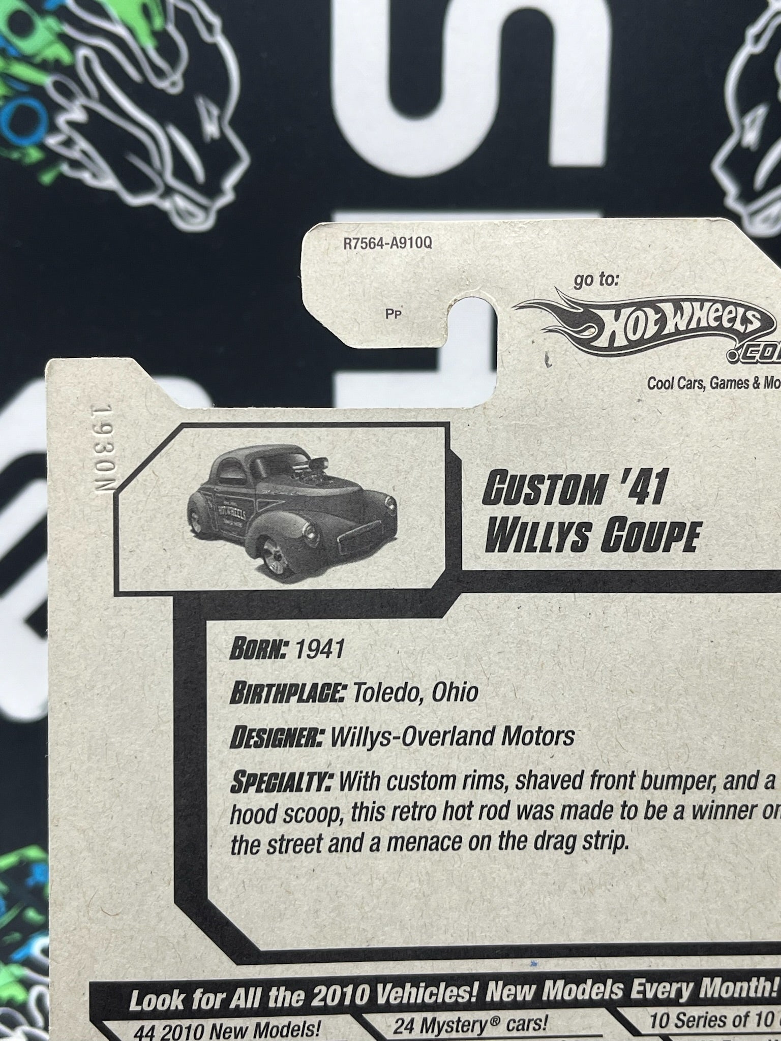 HOT WHEELS Custom ‘41 Willys Coupe - Green