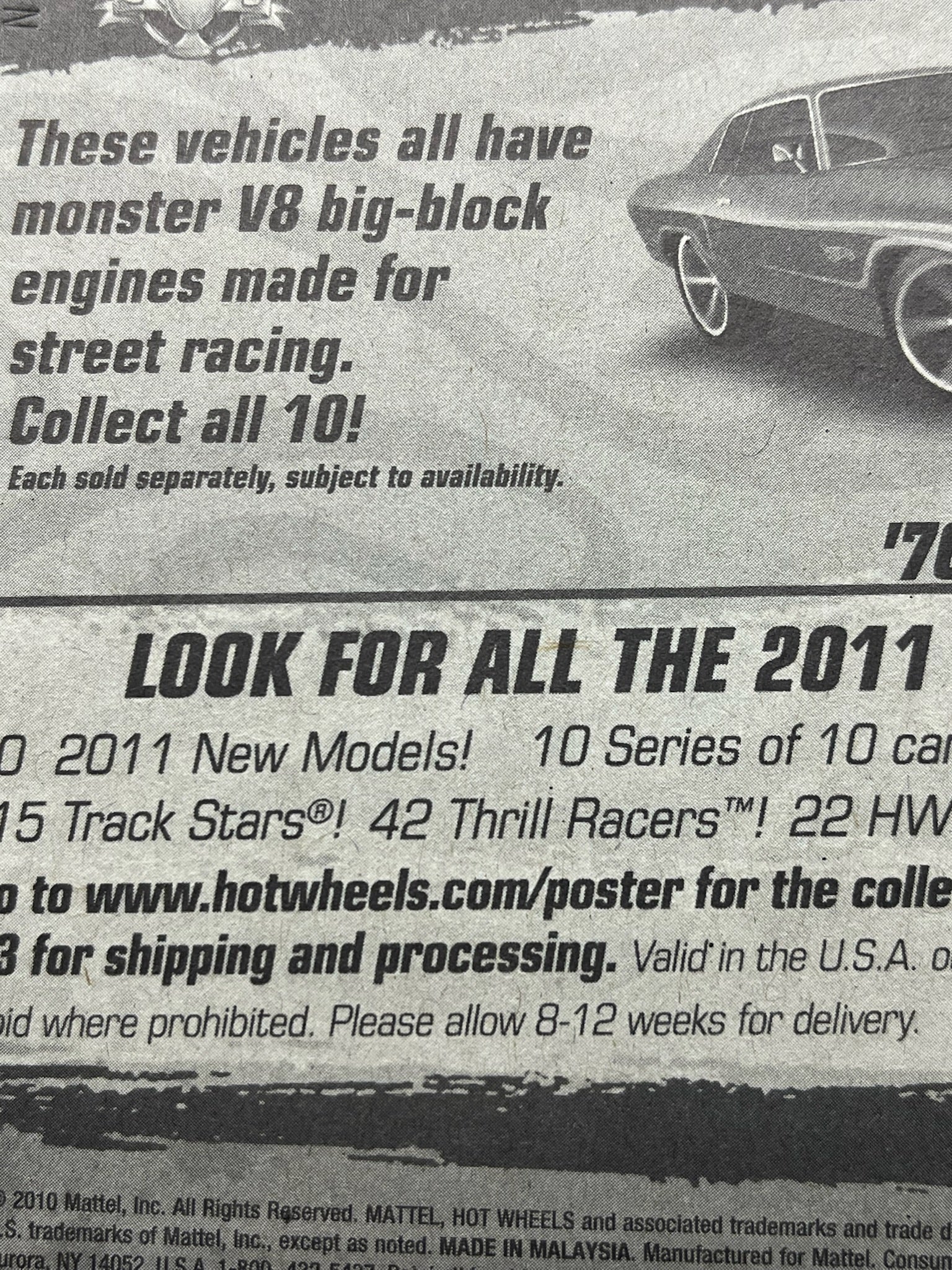 HOT WHEELS ‘70 Monte Carlo - Green