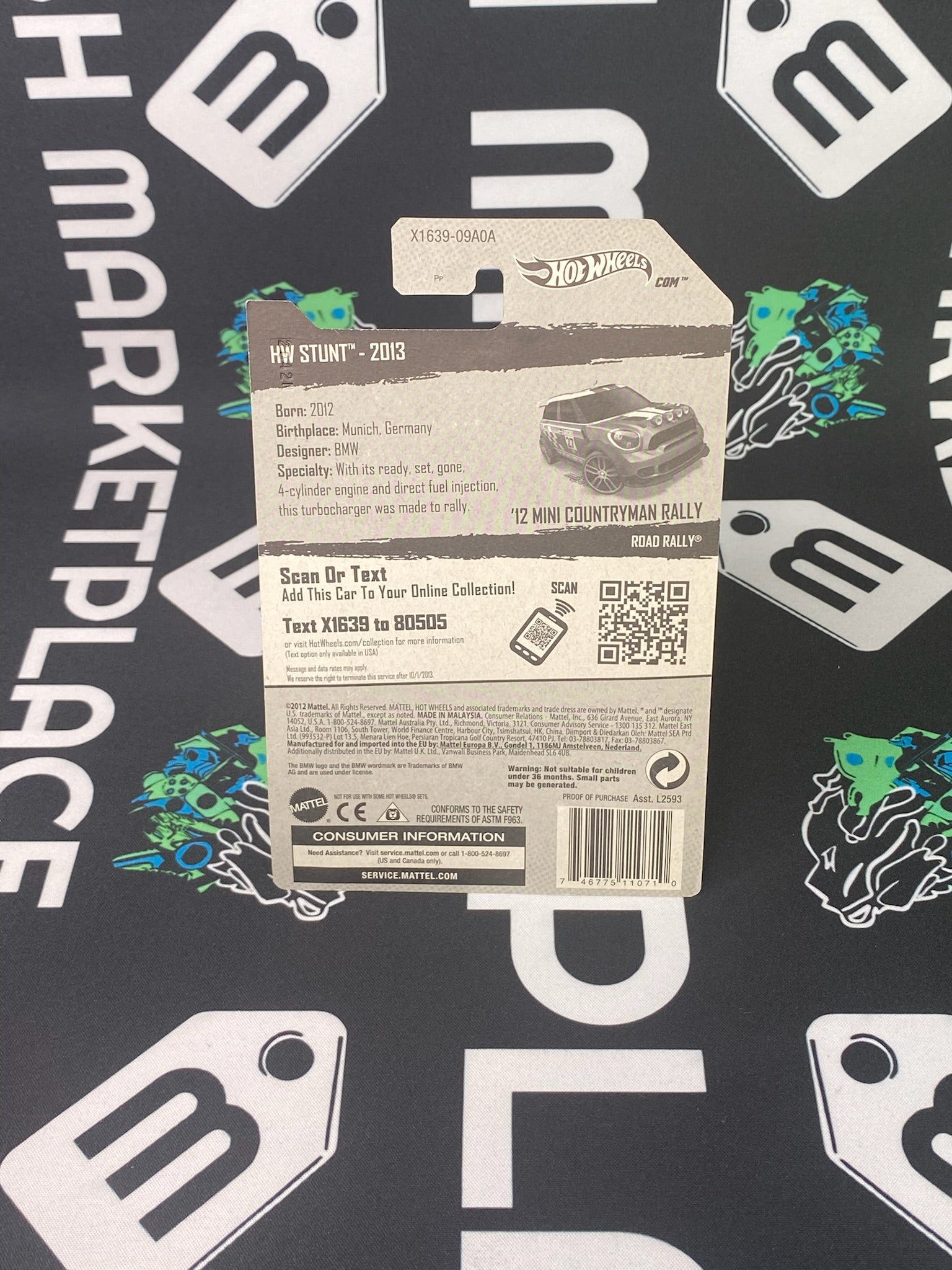 HOT WHEELS ‘12 Mini Countryman Rally