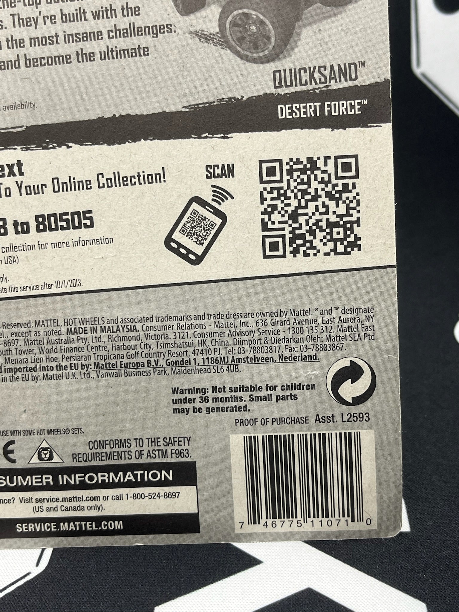 HOT WHEELS Quicksand