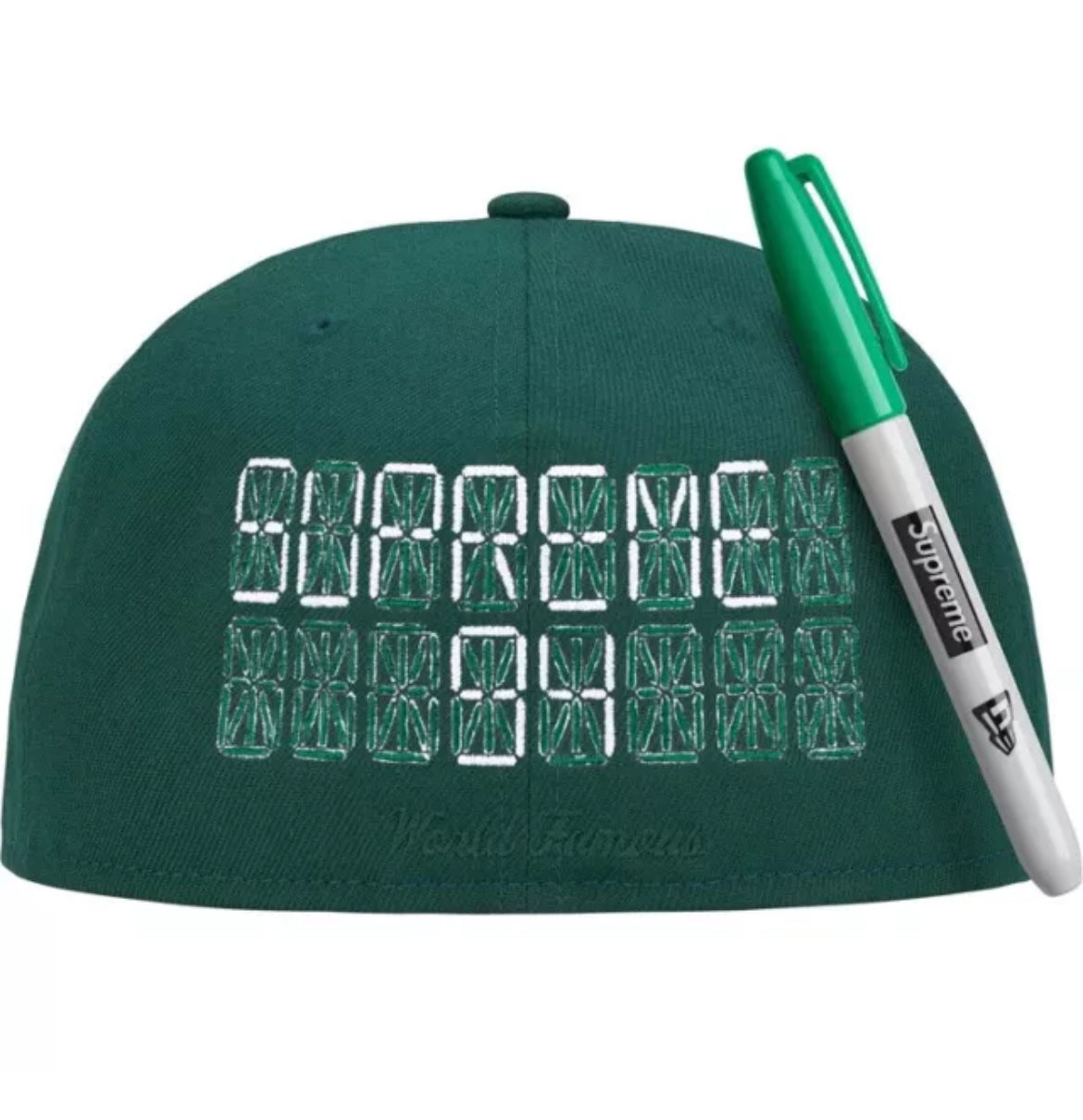 SUPREME Sharpie Box Logo Hat - Green