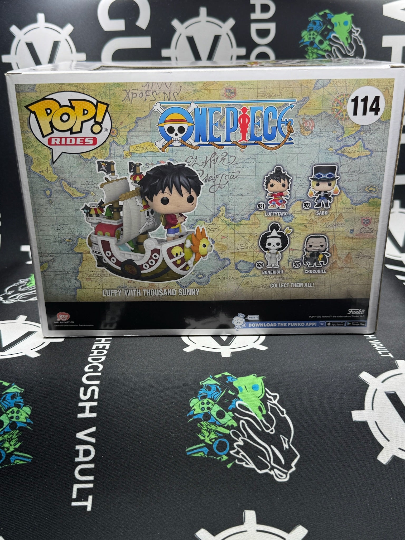 Signed POP Luffy With Thousand Sunny