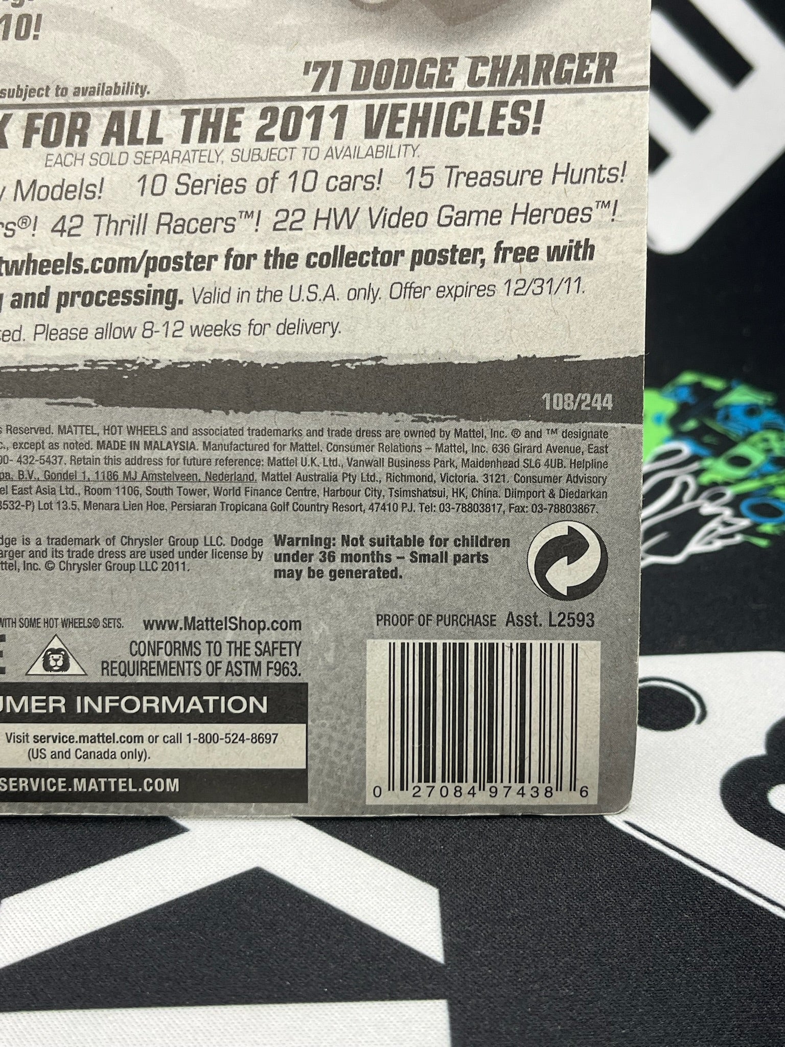 HOT WHEELS ‘71 Dodge Charger - Teal