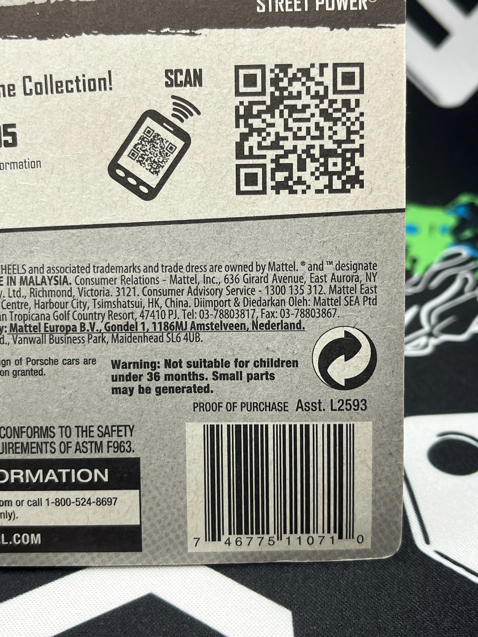 HOT WHEELS Porsche Carrera GT