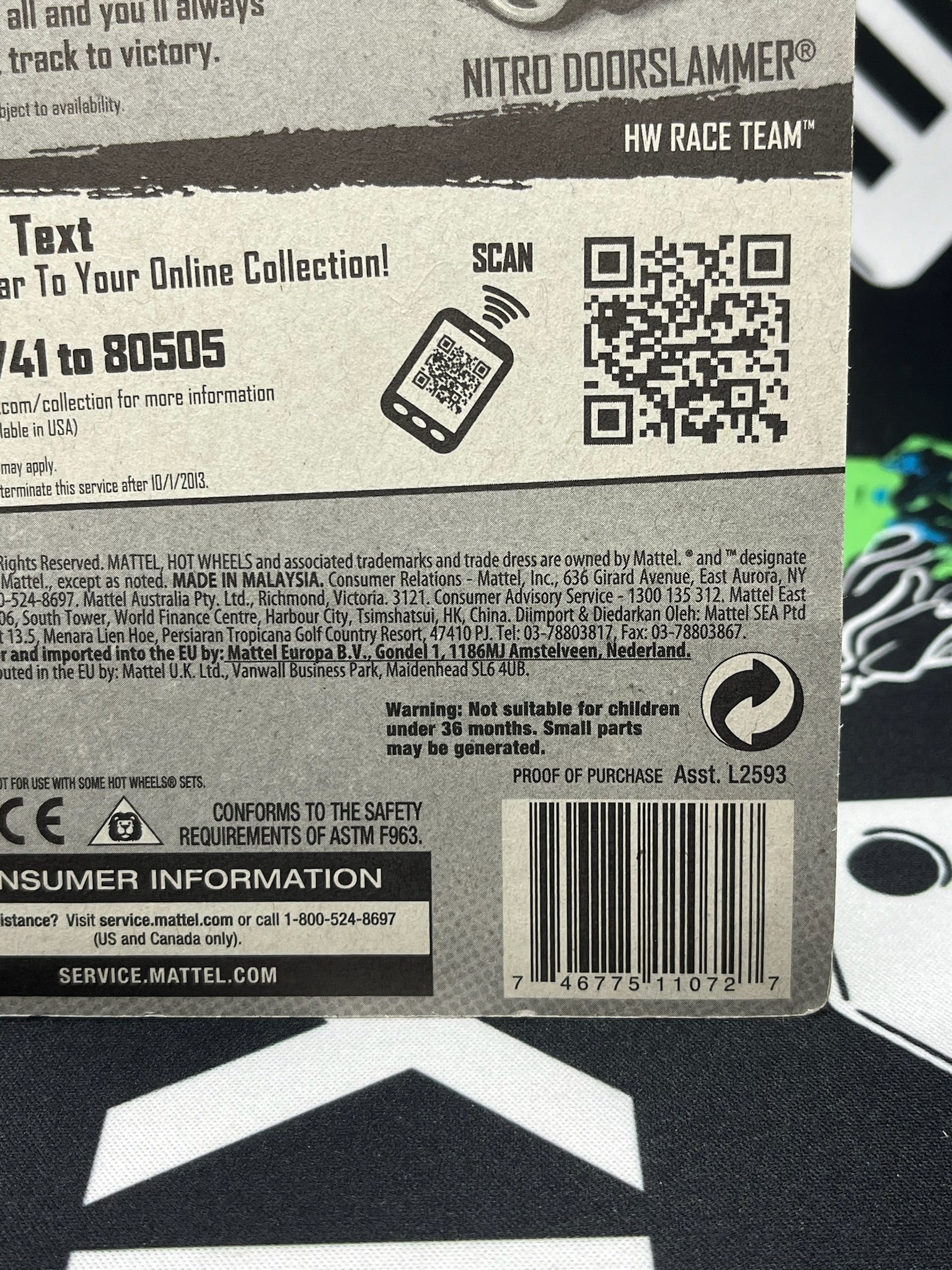 HOT WHEELS Nitro Doorslammer