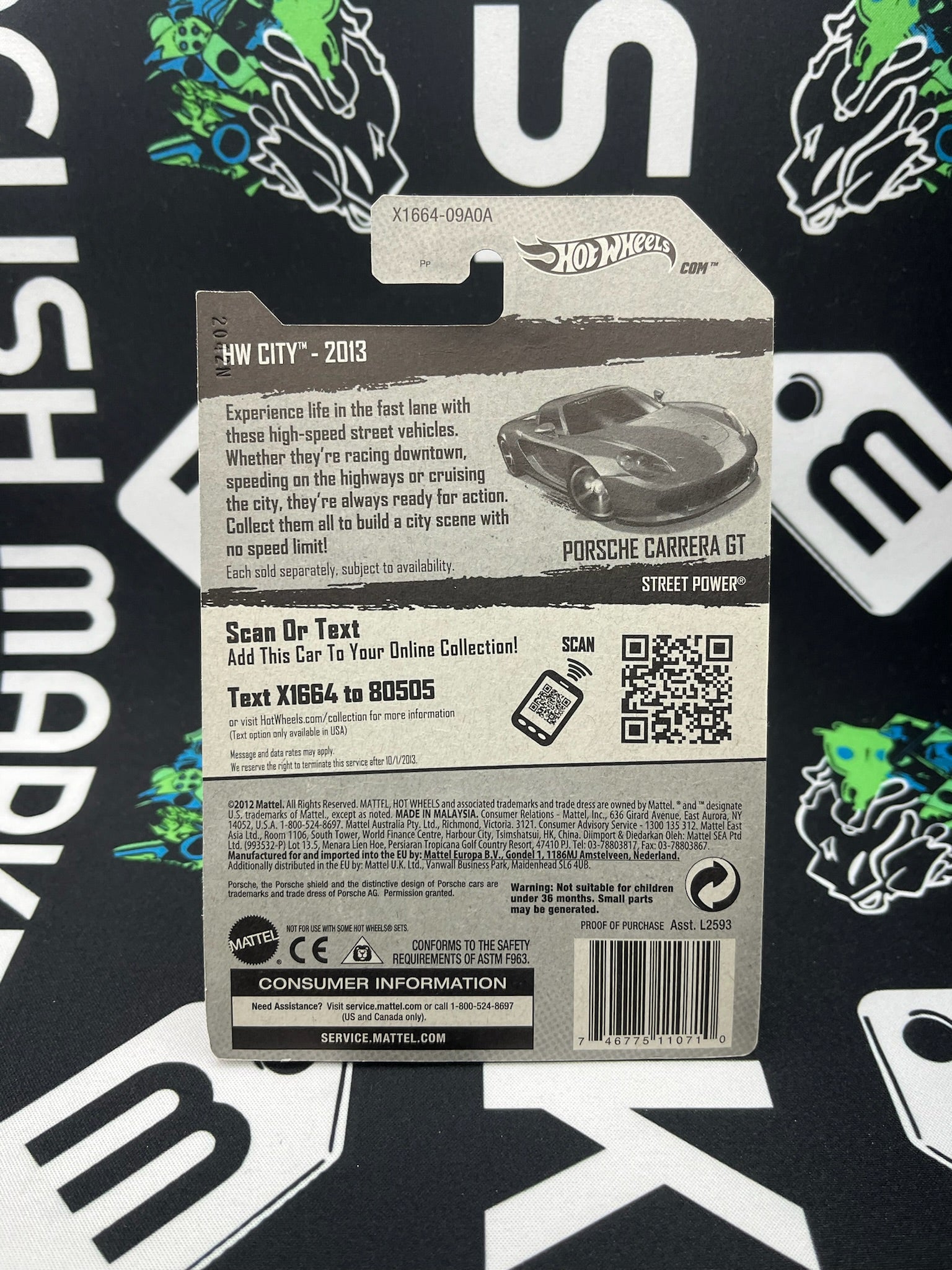 HOT WHEELS Porsche Carrera GT