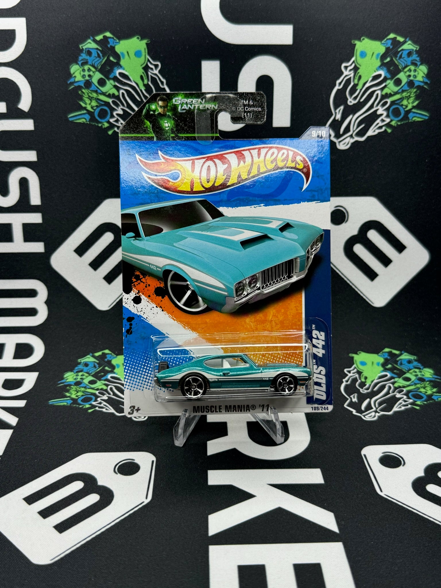 HOT WHEELS Olds 442 - Green Lantern