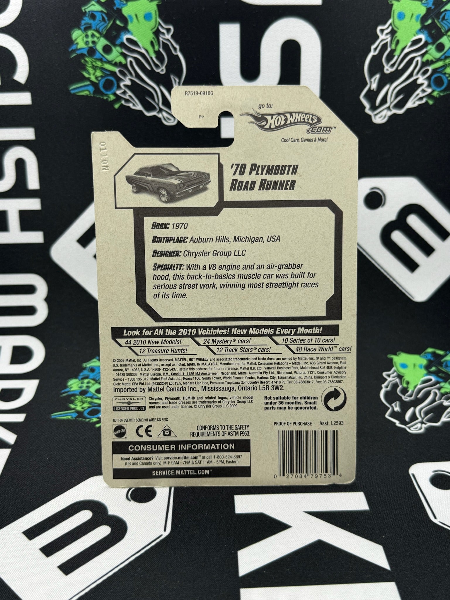 HOT WHEELS ‘70 Plymouth Road Runner