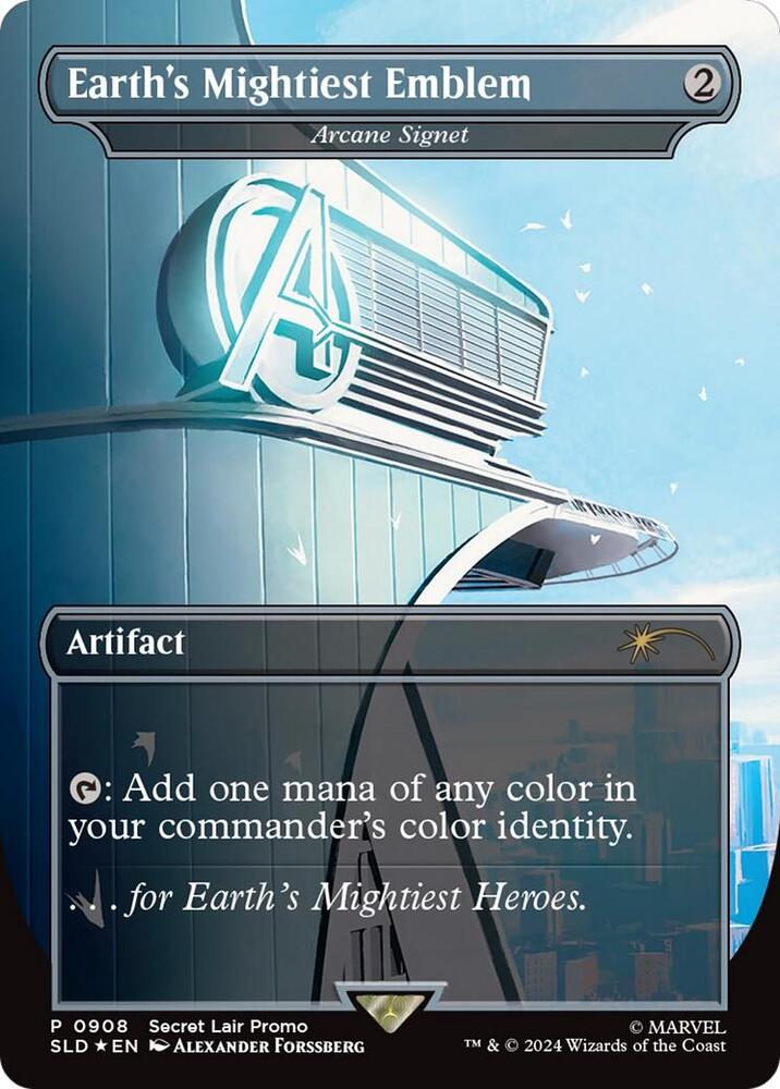 MAGIC THE GATHERING Secret Lair: Earth's Mightiest Emblem Promo