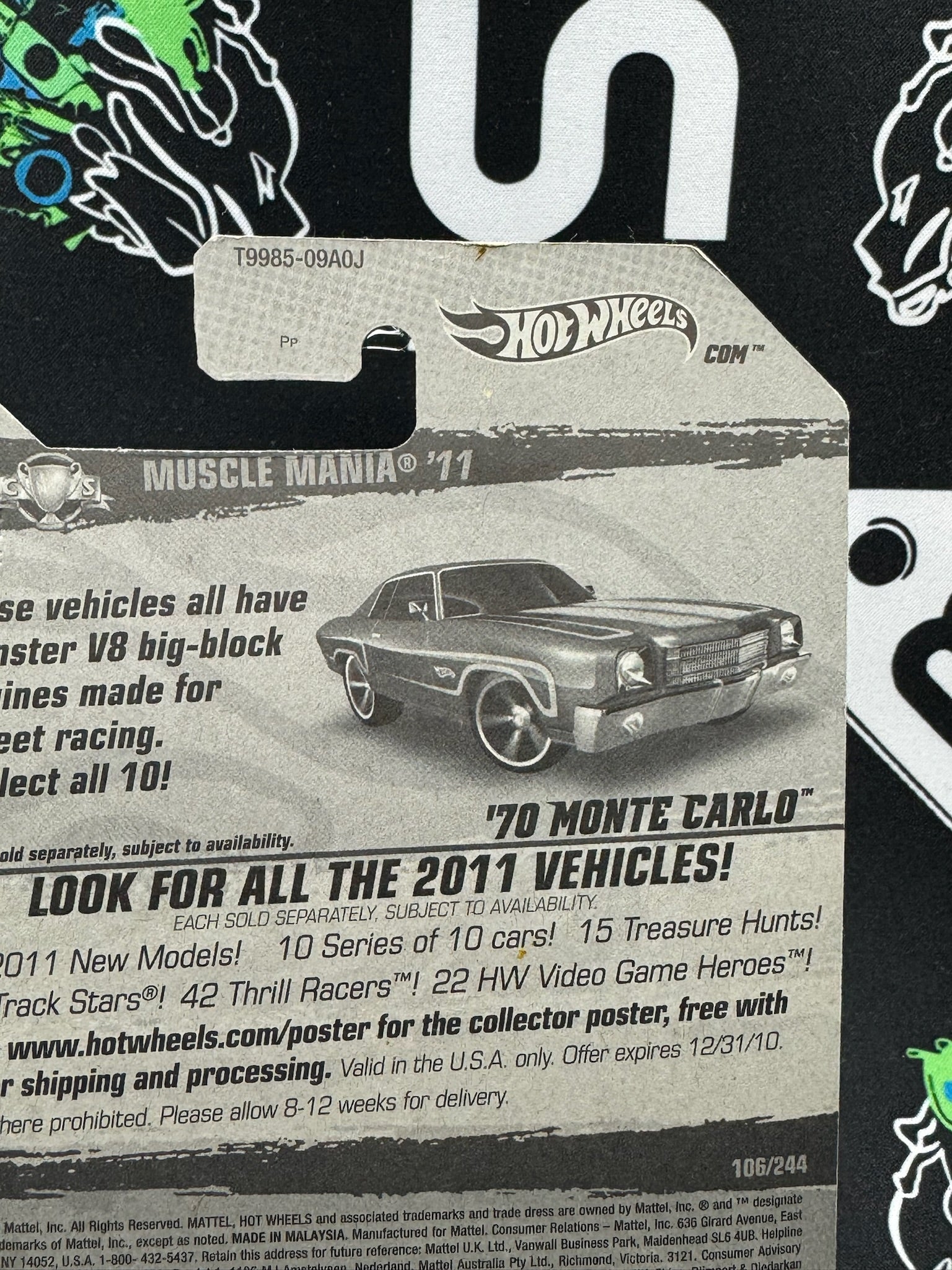 HOT WHEELS ‘70 Monte Carlo - Blue