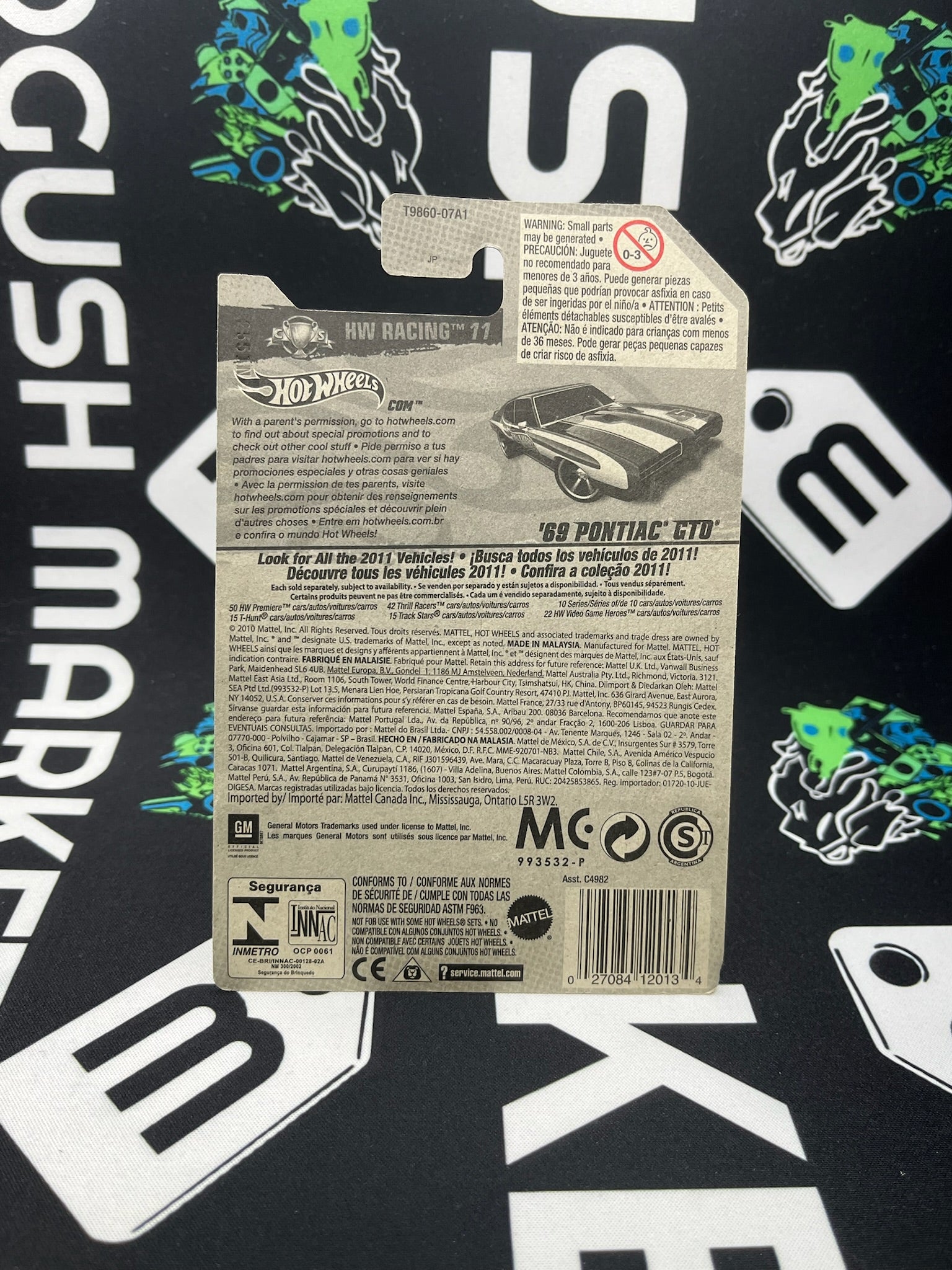 HOT WHEELS ‘69 Pontiac GTO