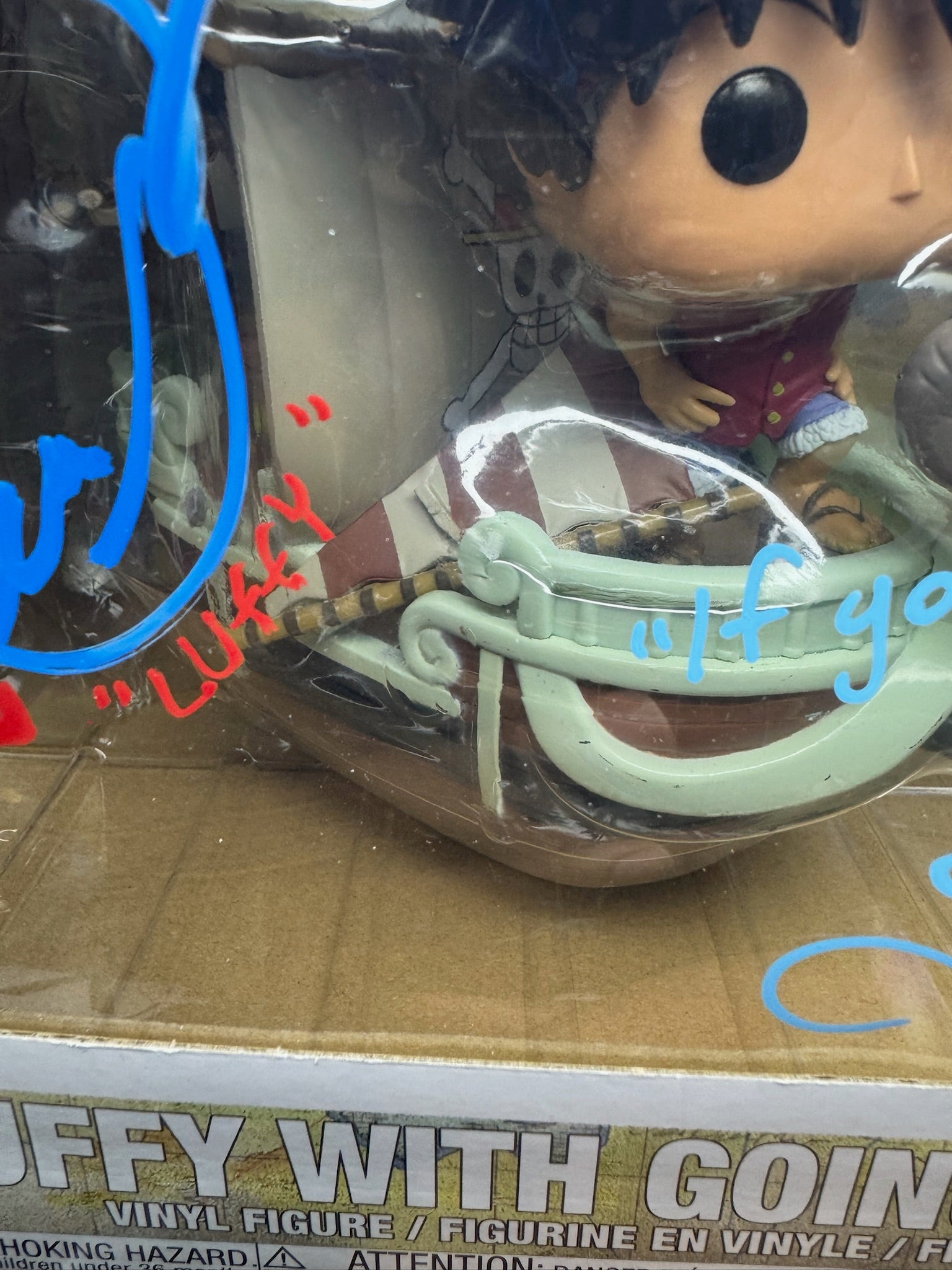 Signed POP Luffy With Going Merry (NYCC)