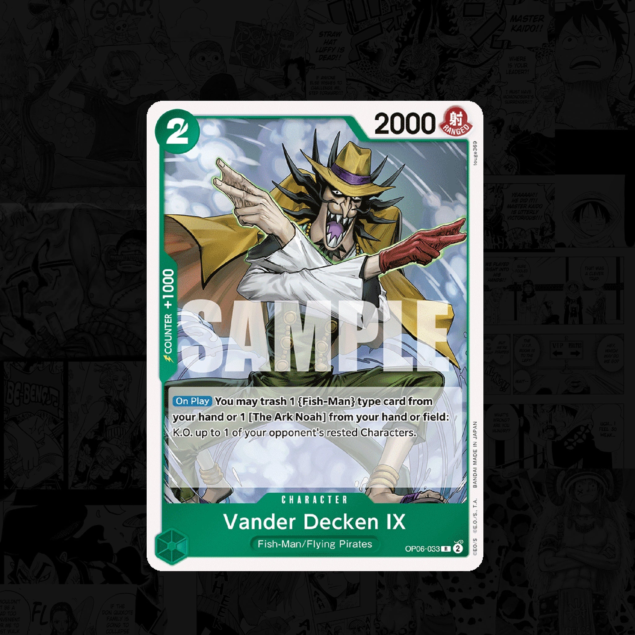 ONE PIECE Vander Decken IX
