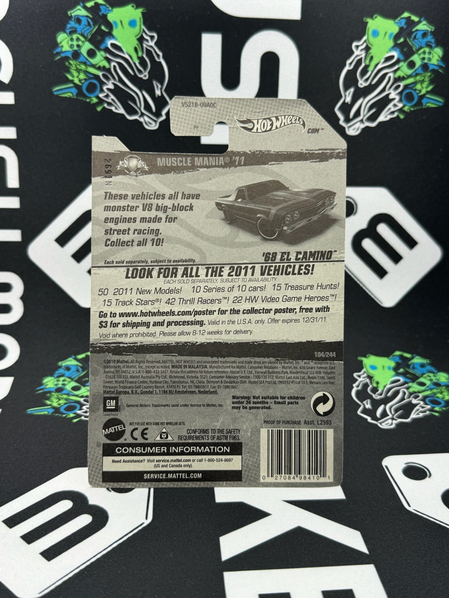 HOT WHEELS ‘68 El Camino - Purple