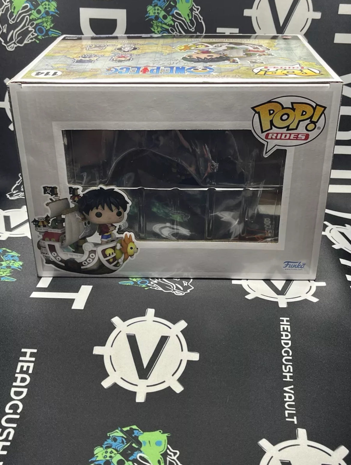 Signed POP Luffy With Thousand Sunny