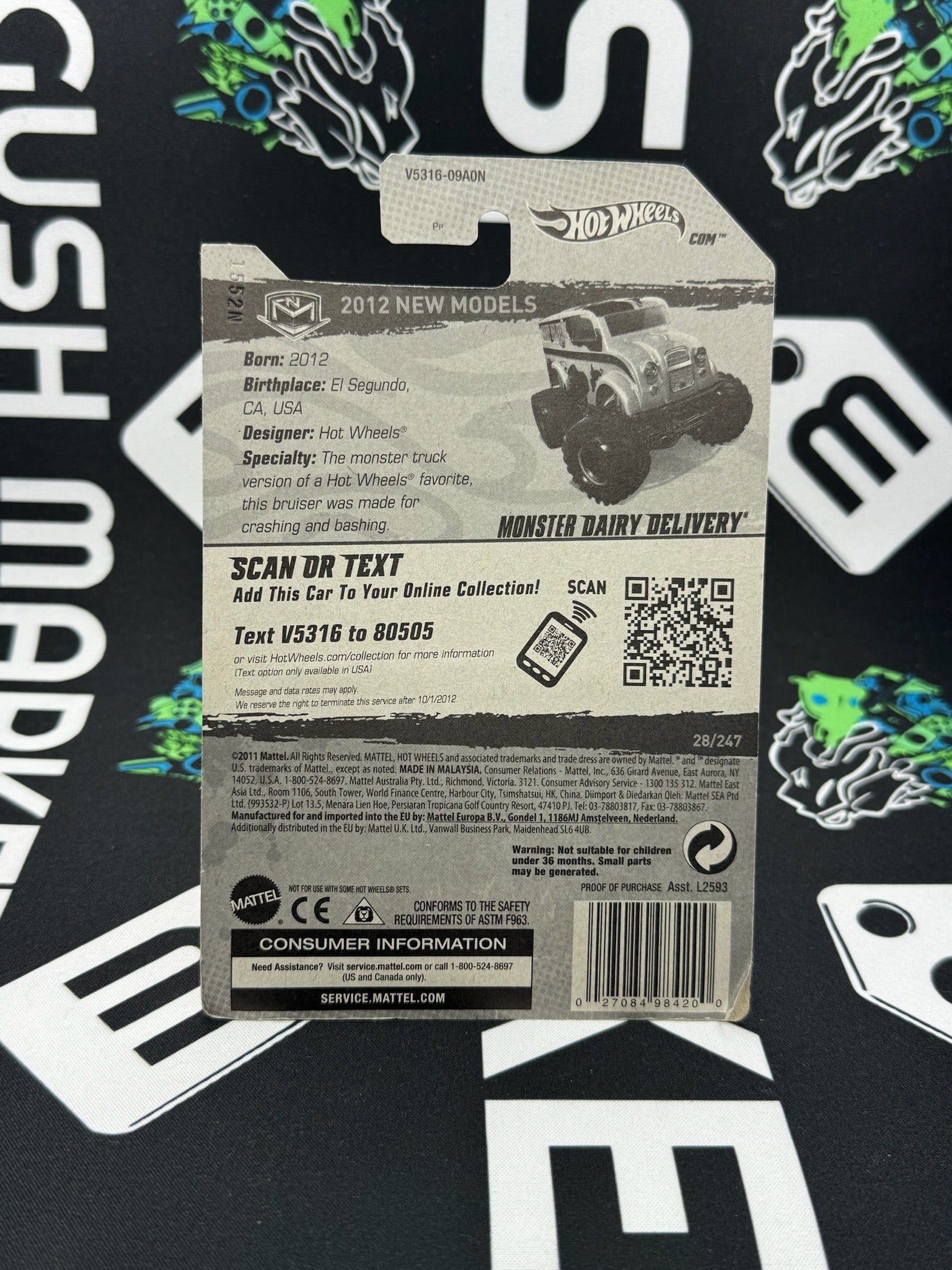 HOT WHEELS Monster Dairy Delivery