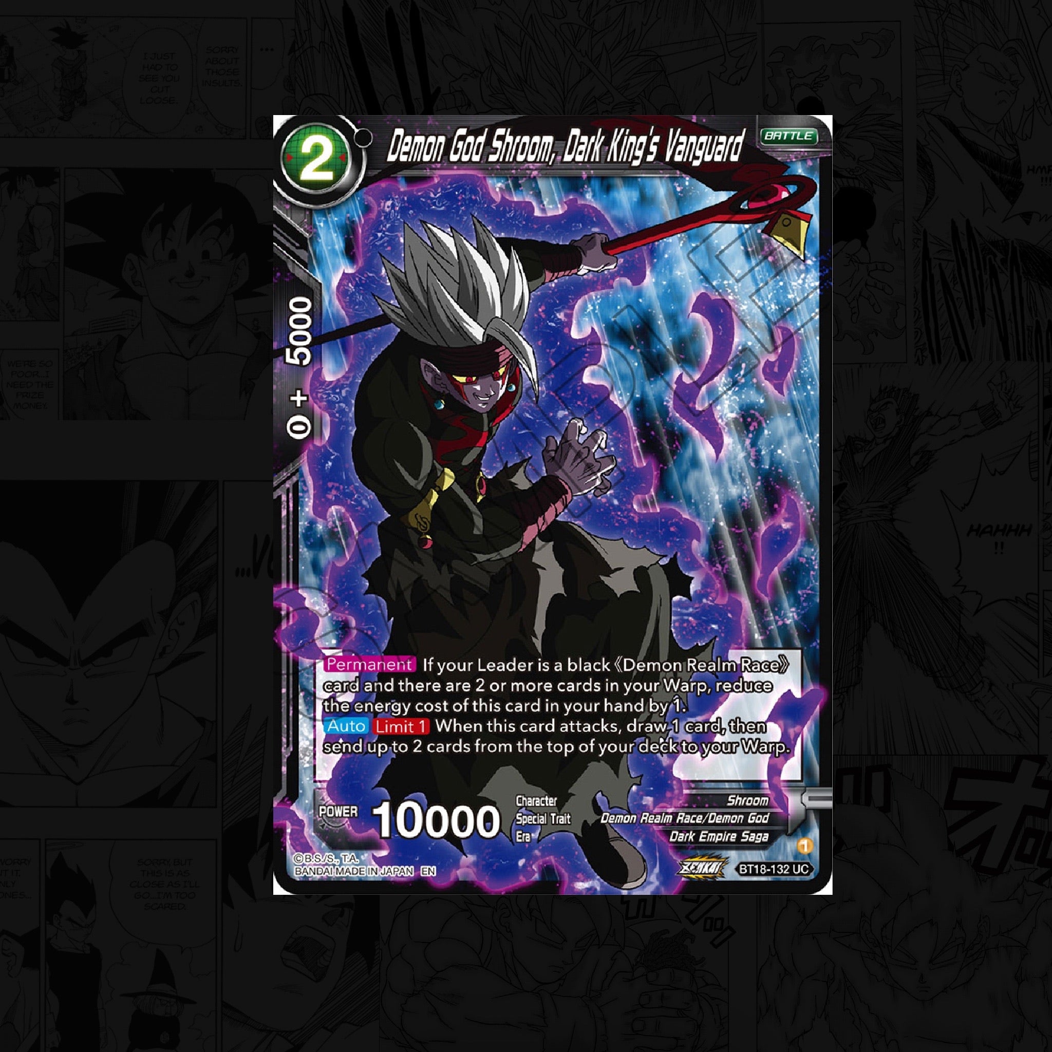 DRAGON BALL SUPER Demon God Shroom, Dark King’s Vanguard